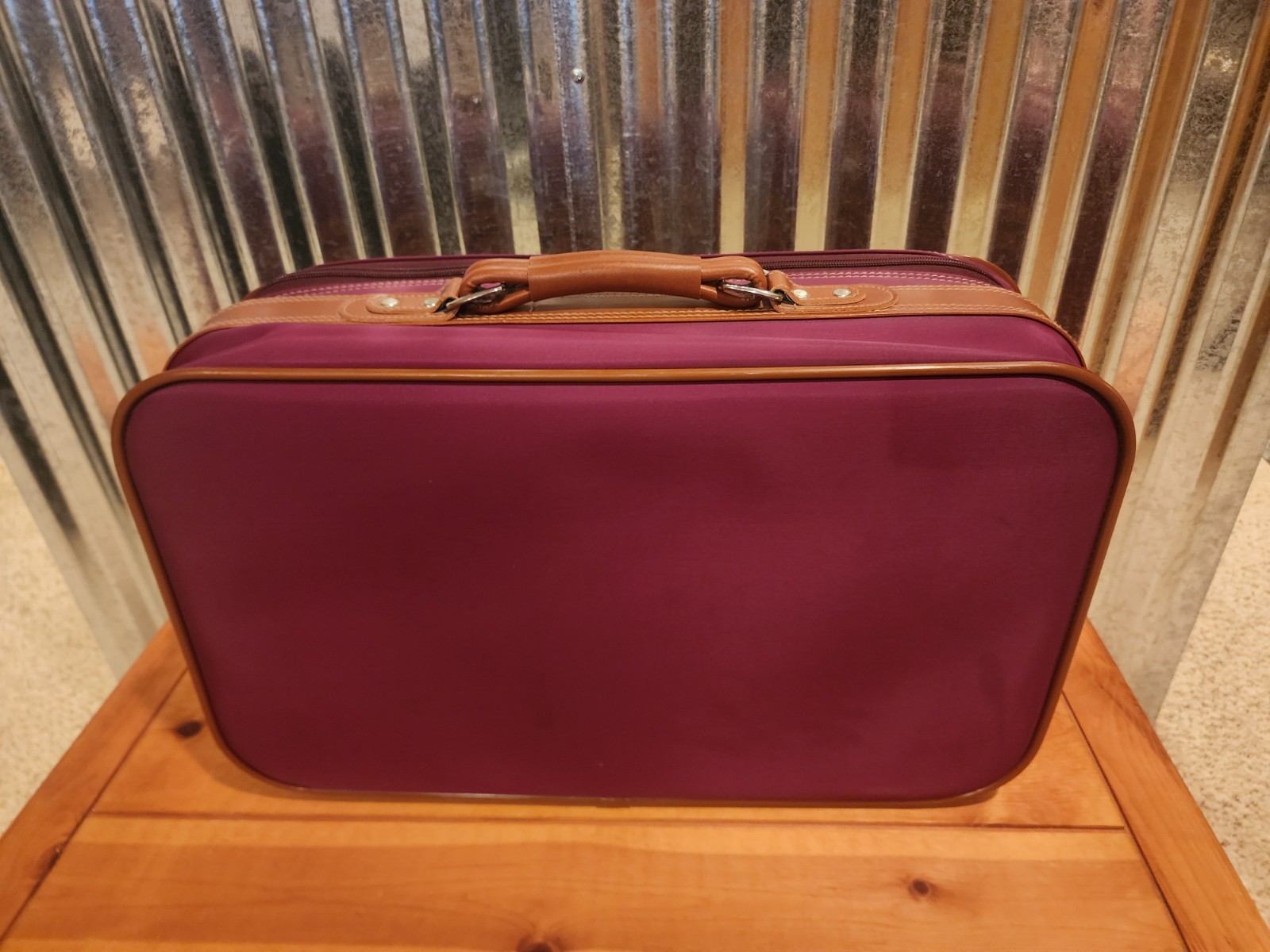Rare Vintage Jaguar Luggage Suitcase