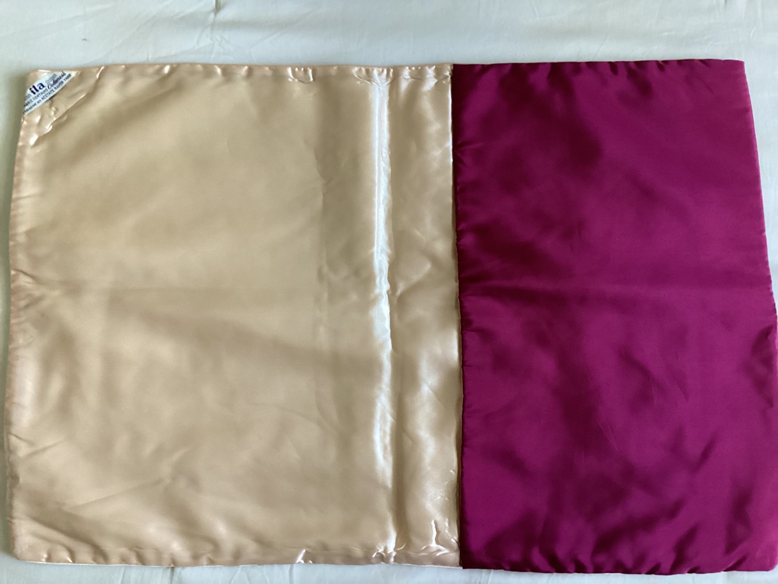 Set of Two Vintage 1940s Lingerie Bags with Elephant Appliqués, Unique & Chic
