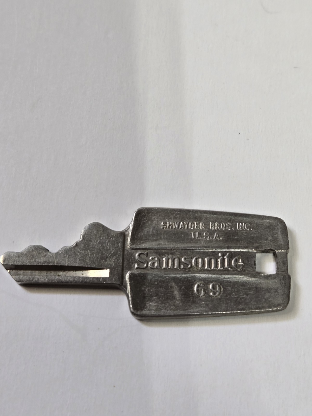 Vintage Replacement Samsonite Silhouette Luggage Key #69