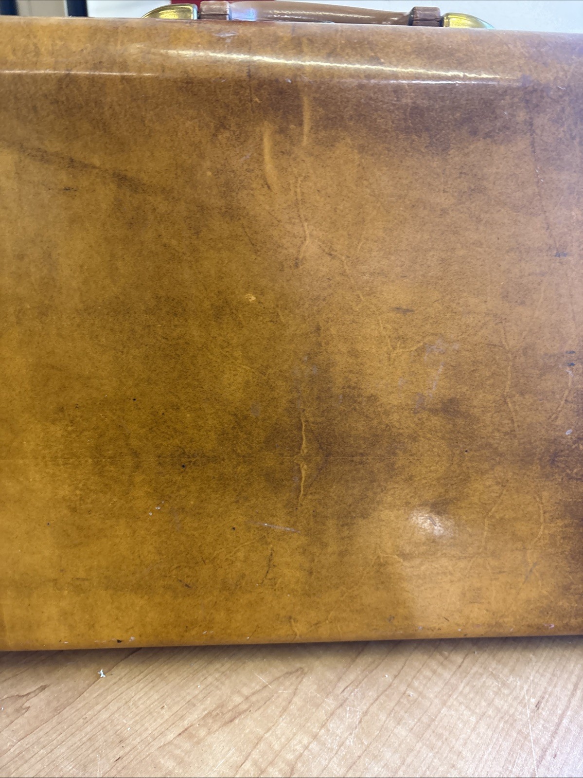 VTG Samsonite Streamlite Hard Suitcase Luggage Brown Tan 21″ x 13”x 7 1/2″ 🔥