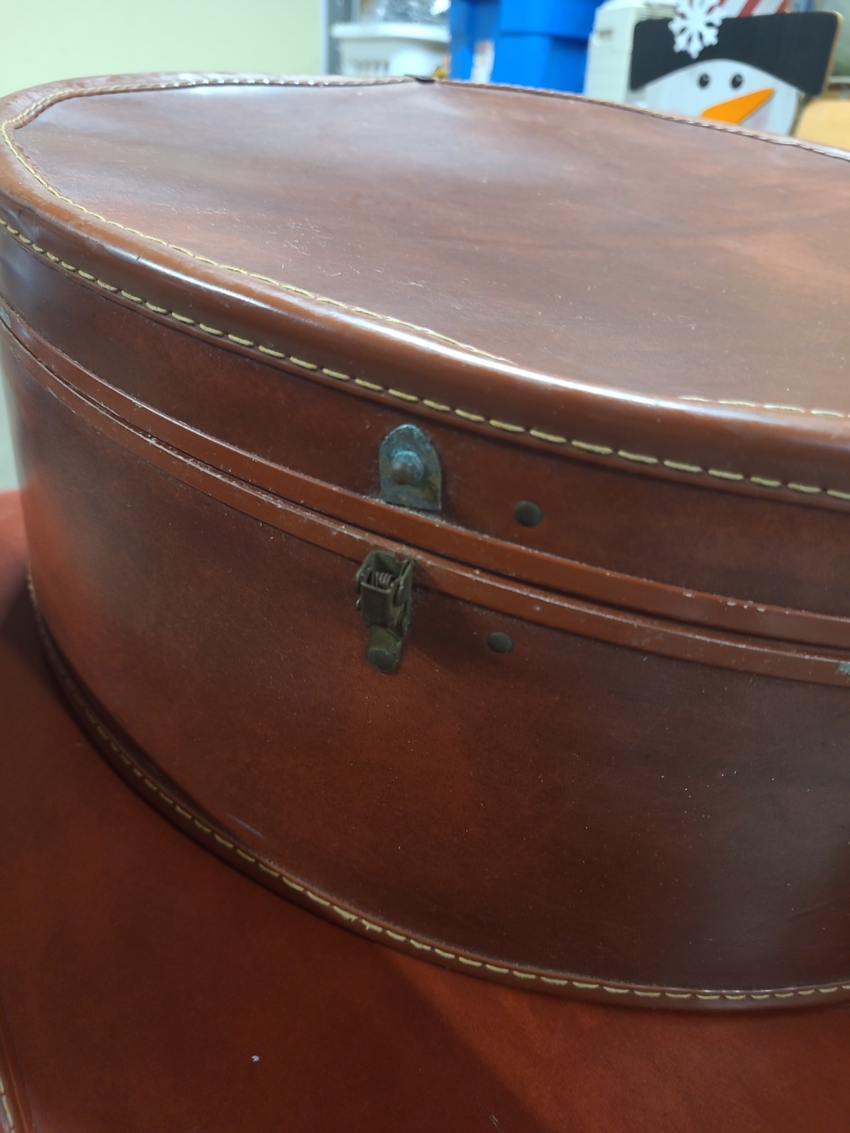 Rare Vintage 50s Samsonite Shwayder Bros Brown Hard Shell Suitcases 4 Piece Set