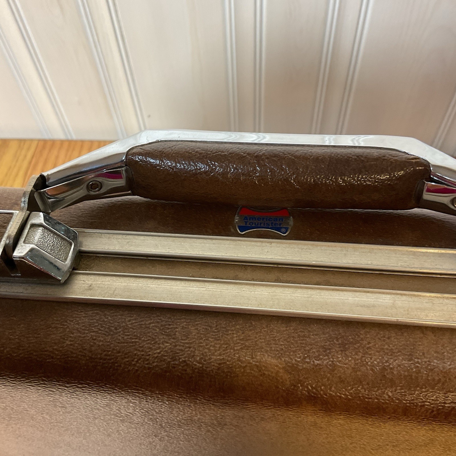 Vintage Tourister ESCORT Brown Hardcase Brief Case Attache Case Retro Business *