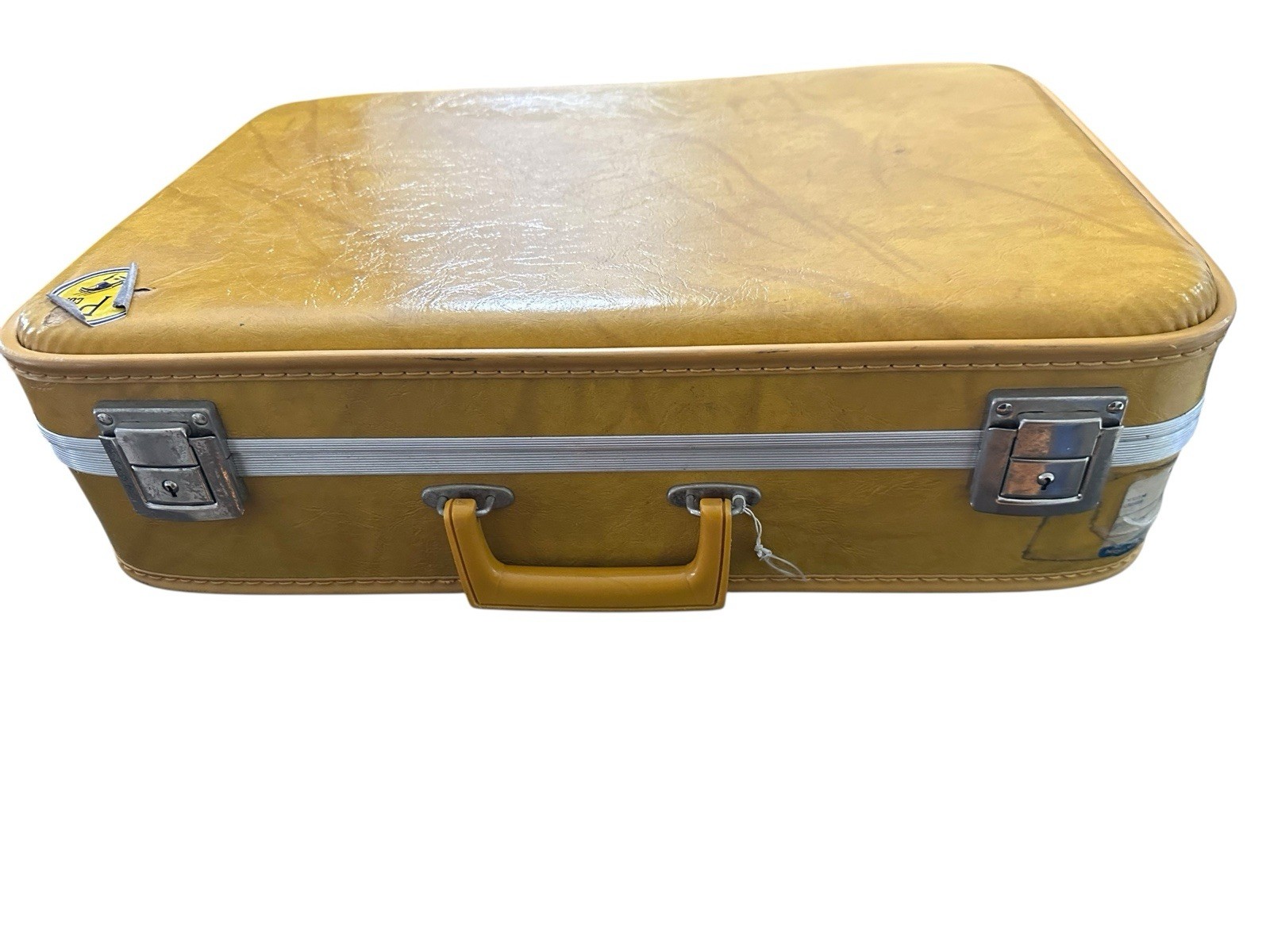 RARE VINTAGE YELLOW STARFLITE SUITCASE CIRCA 1960’S/1970S