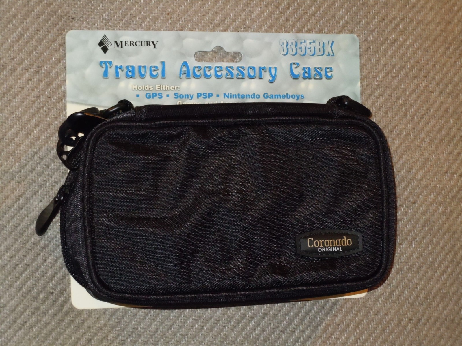 Mercury Coronado Original Travel Accessory Case~Black~New In Pack~FREE SHIPPING!