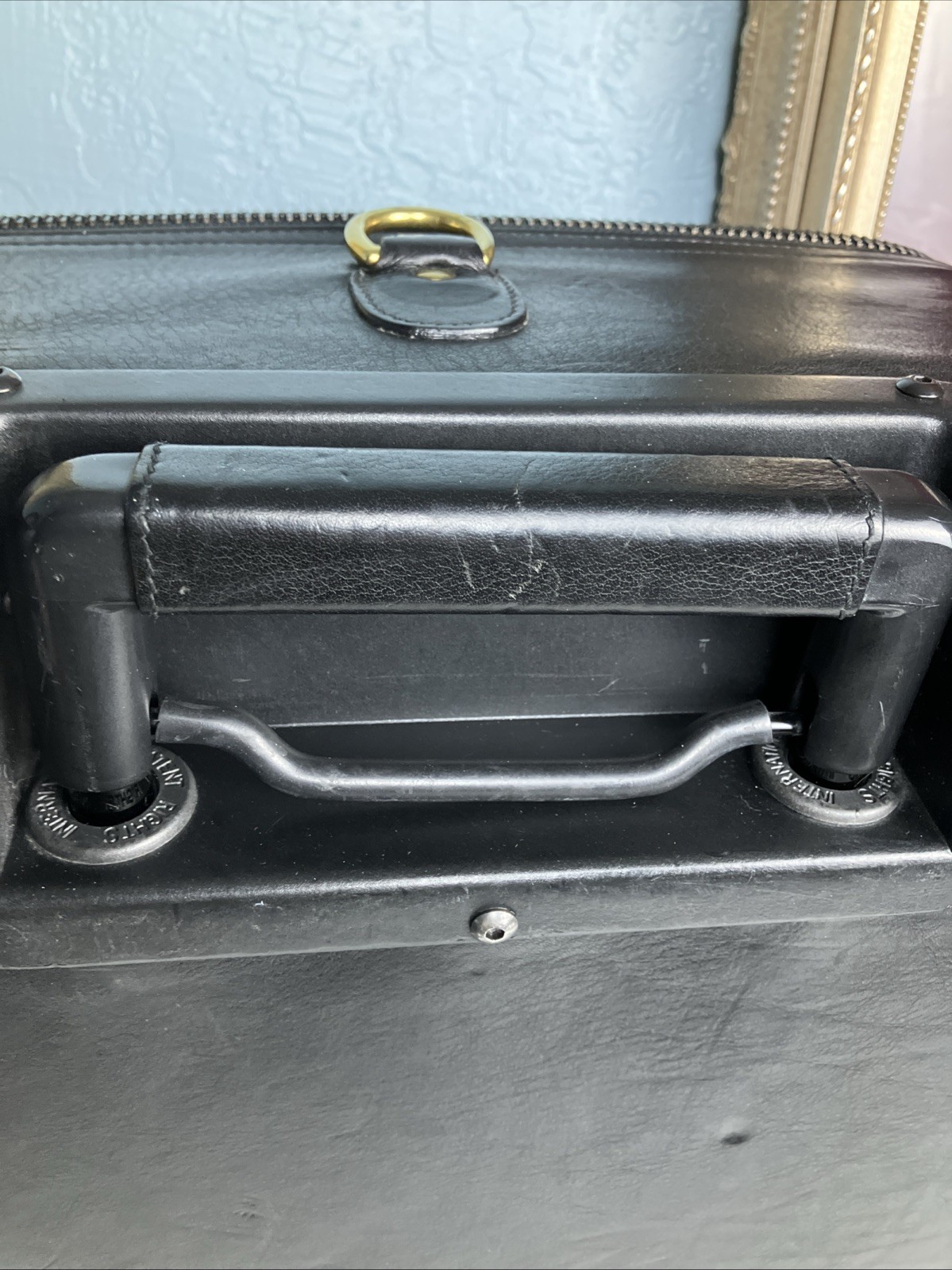 Vintage Ghurka 2 Way 1990s Traveler 52 Suitcase Marley Hodgson Black Leather