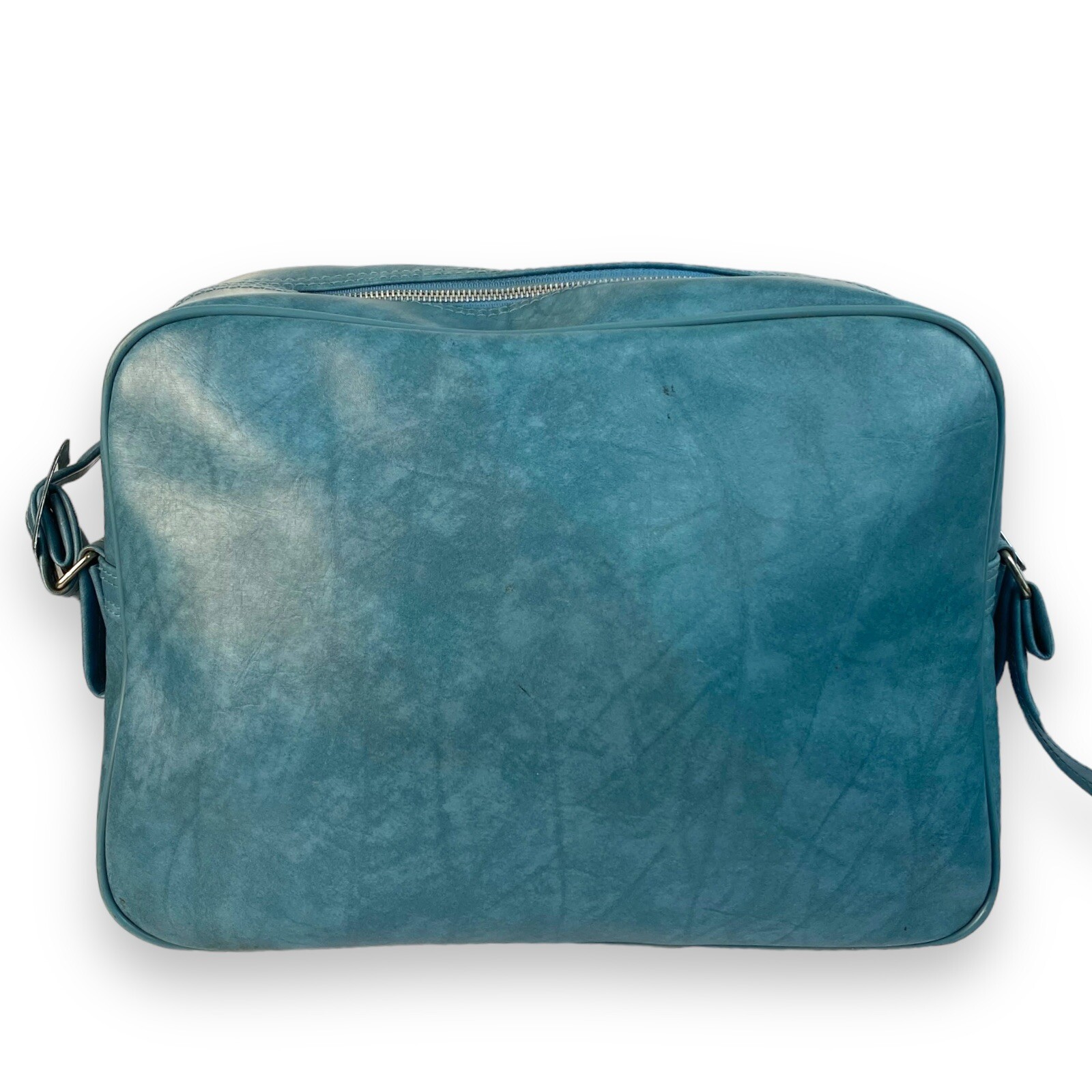 Admiral Tourister Vintage Carry-On Tote Overnight Travel Bag Blue B72Q