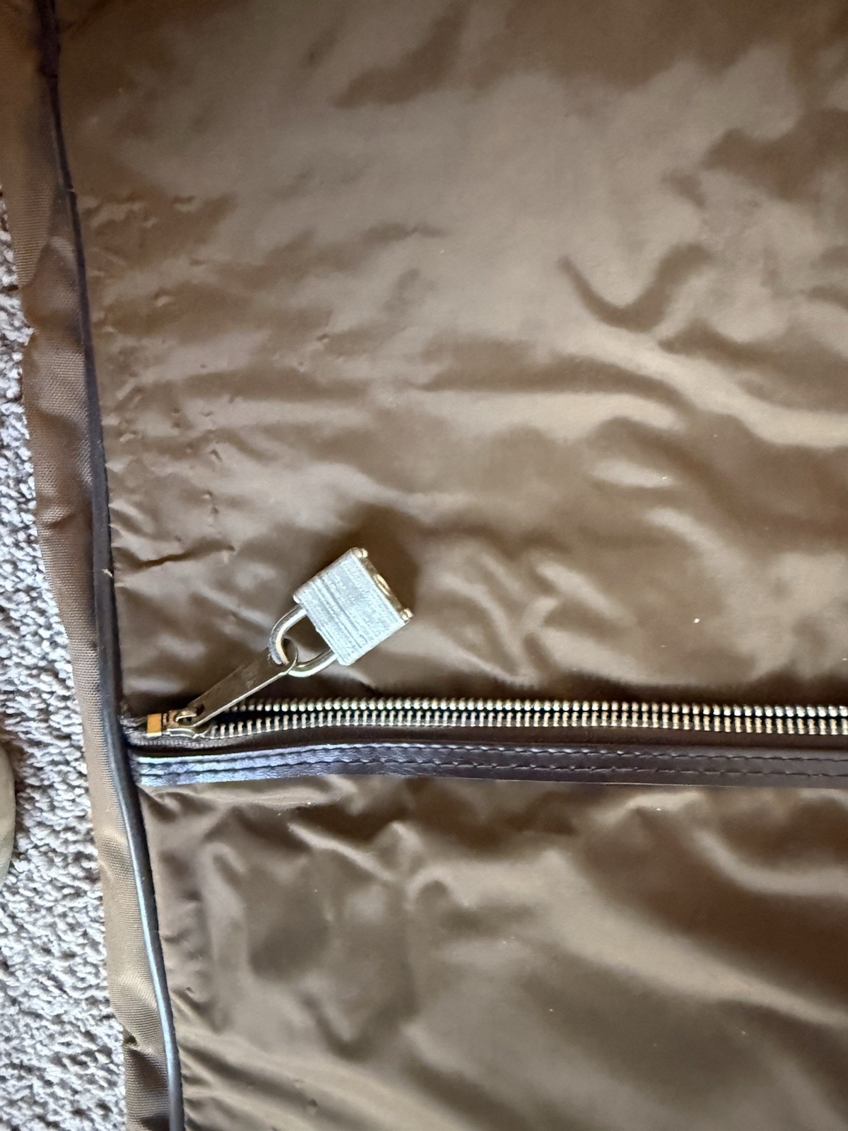 vintage Jaguar Royal Traveler Medalist folding suit bag