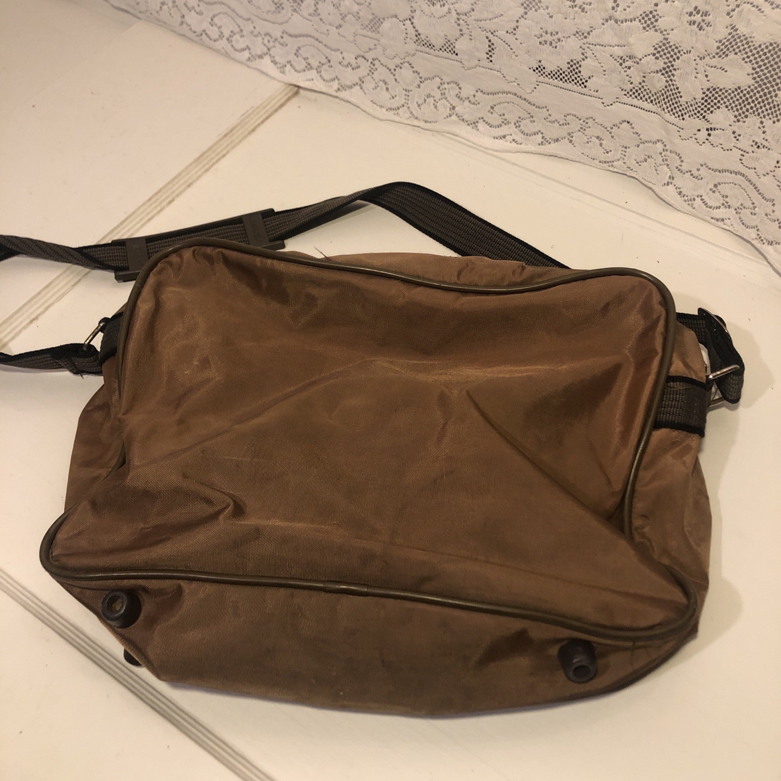 Airway Vintage luggage, Bag W/ Shoulder Strap 15x11x5