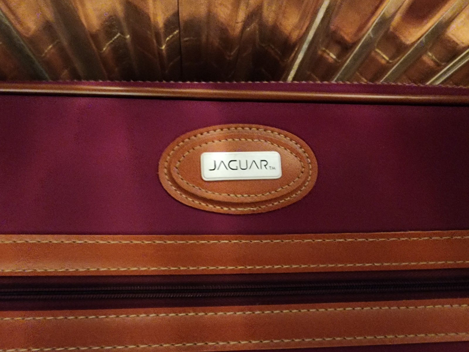 Rare Vintage Jaguar Luggage Suitcase