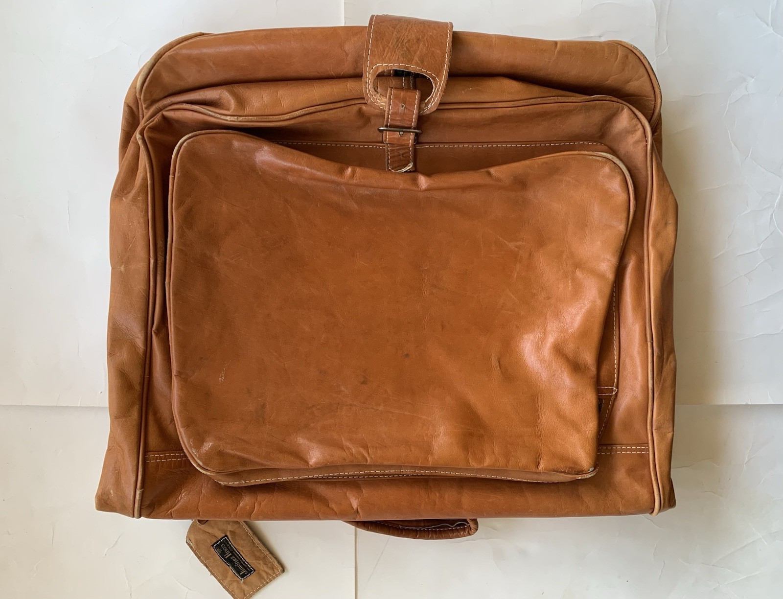 VINTAGE Jimenez Hnos. “JIMMY’S” All Leather Suit Garment Wardrobe Bag MEXICO