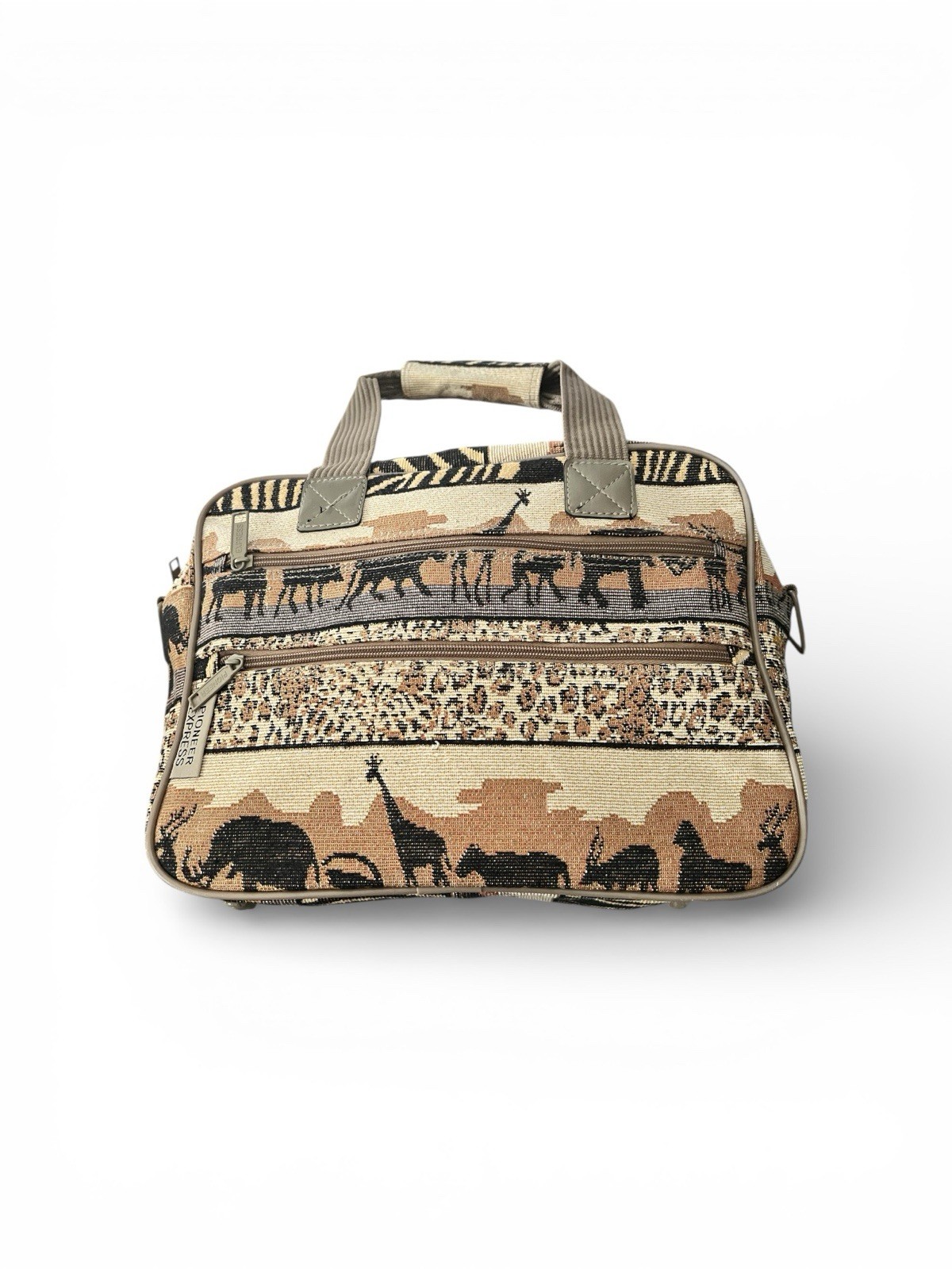 Pioneer Express Safari Tapestry Weekender Travel Bag Carry-On Travel Bag