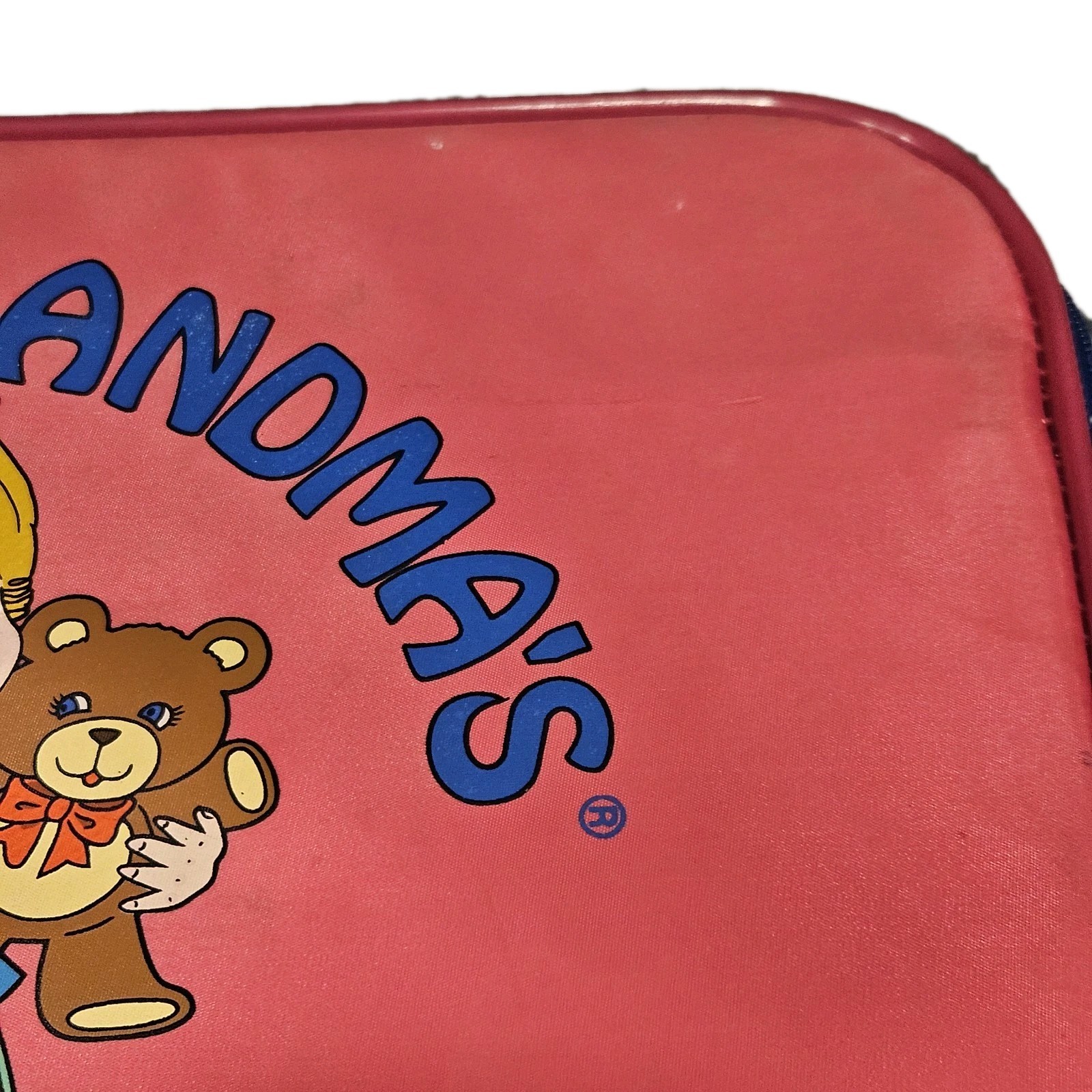 Vintage 1980s Going To Grandma’s Pink Kids Suitcase Mercury Luggage Taiwan