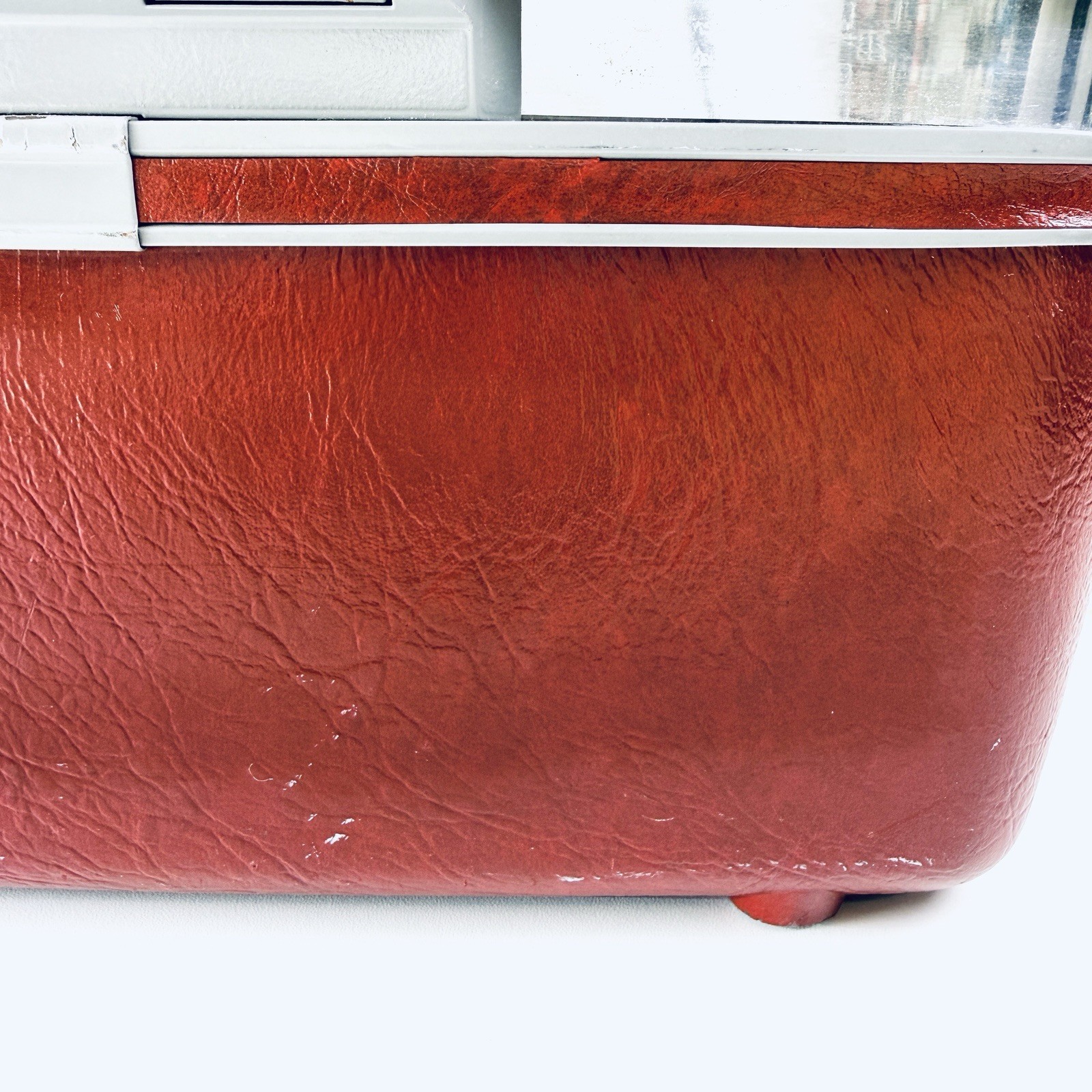 Vintage SAMSONITE PROFILE II Train Case Cosmetic Suitcase Burgundy (NO KEYS)