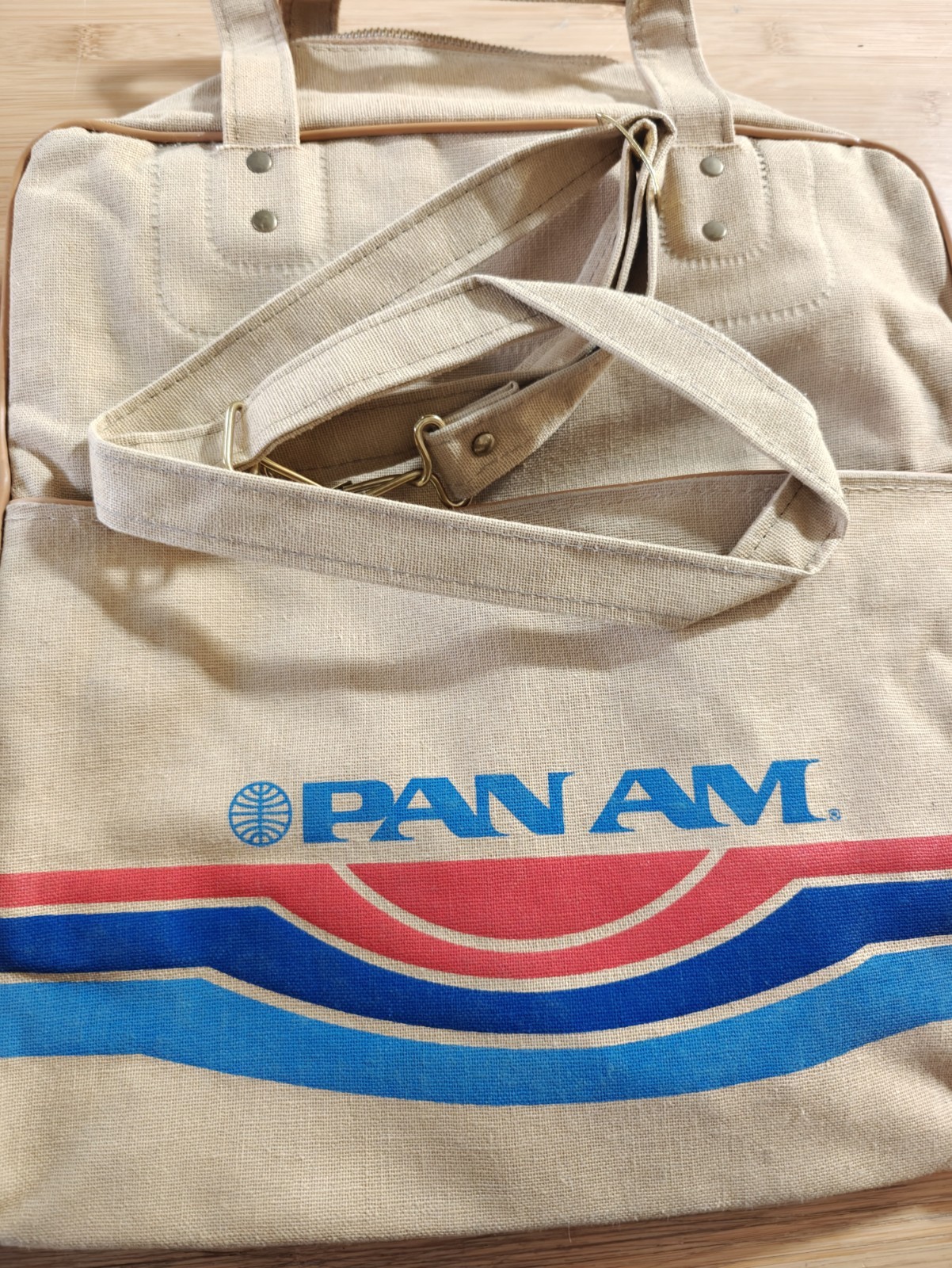 PAN AM Pan American Airways Collectible Tote Bags And Messenger Bag Vintage