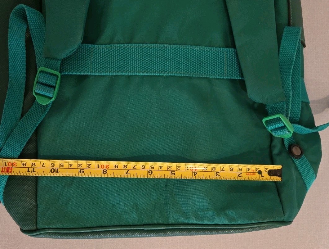 Vintage Sammies by Samsonite Green Backpack Duffel Luggage Bag Ex Pre-owned Cond