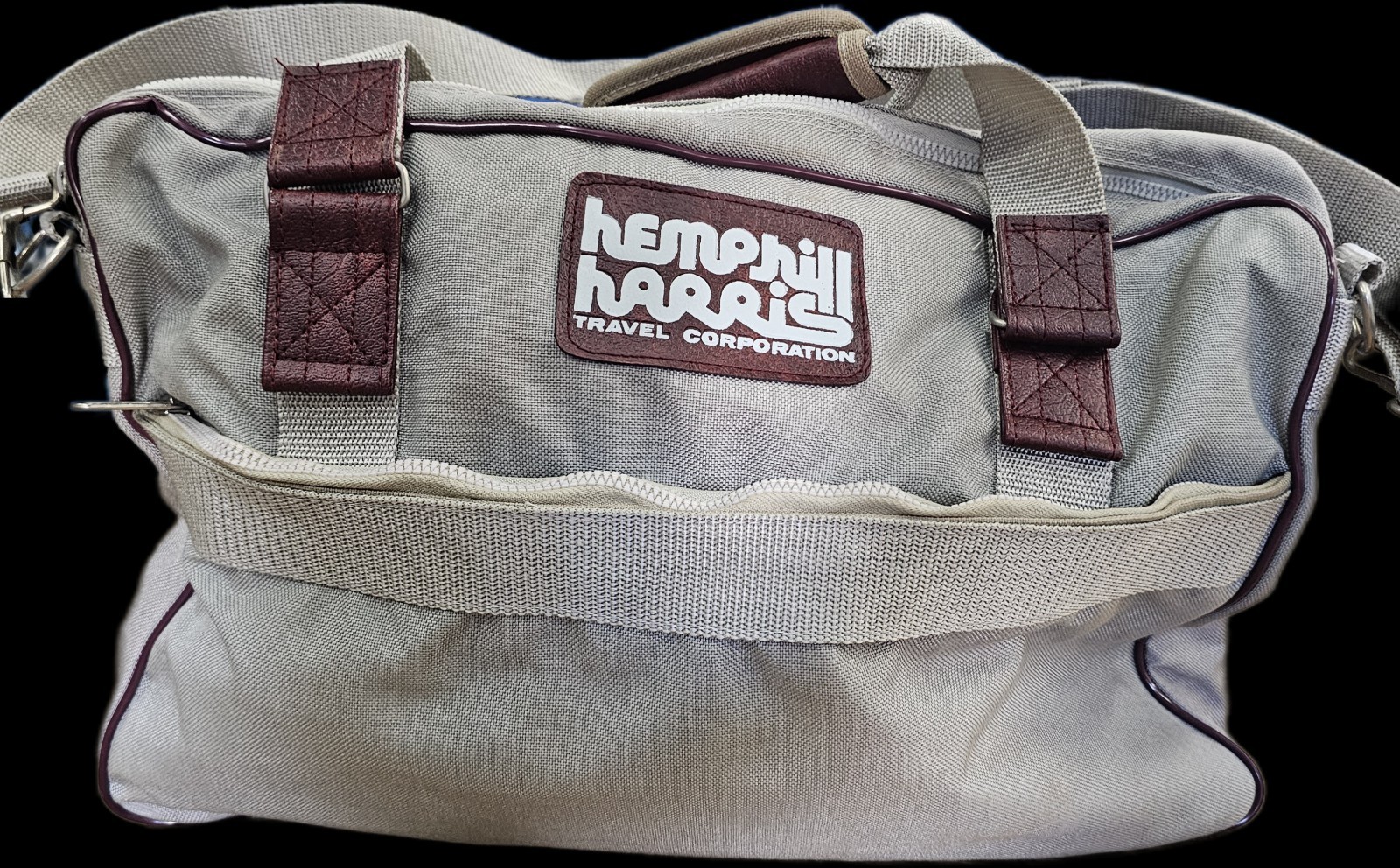 Vintage Hemphill Harris Travel Corporation Duffle Bag Tote – – 80s 90s