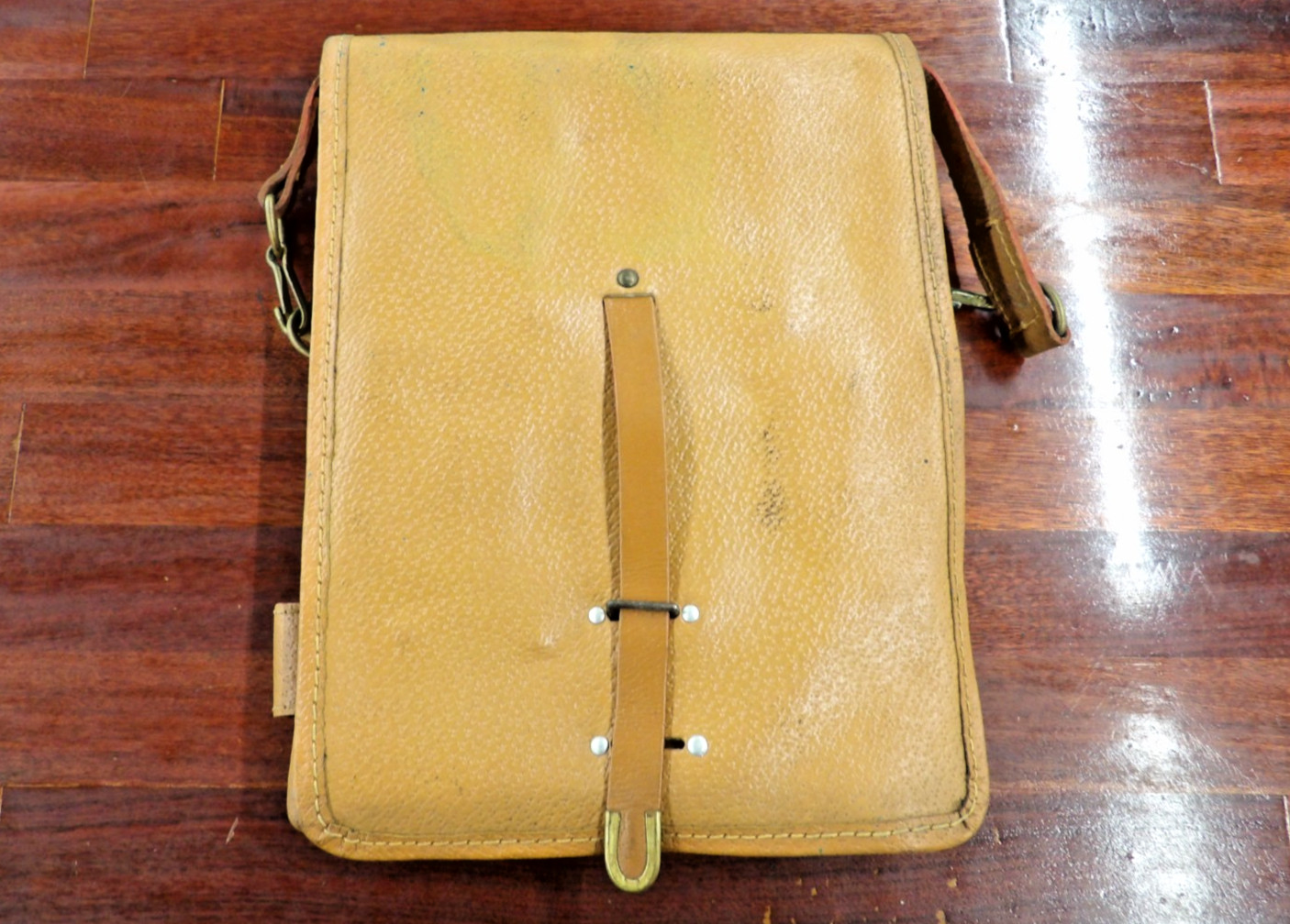 Vintage Map Case Vinyl Hungarian Shoulder Bag