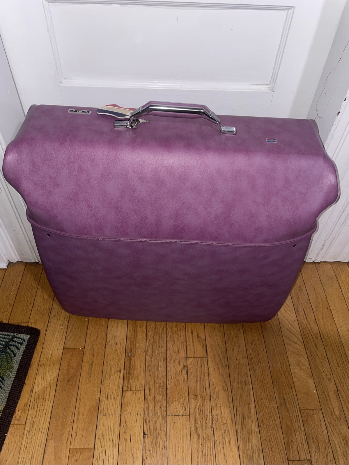 Pristine VTG 1960s AMERICAN TOURISTER ‘Duette’ Tiara Line Hardshell Garment Set