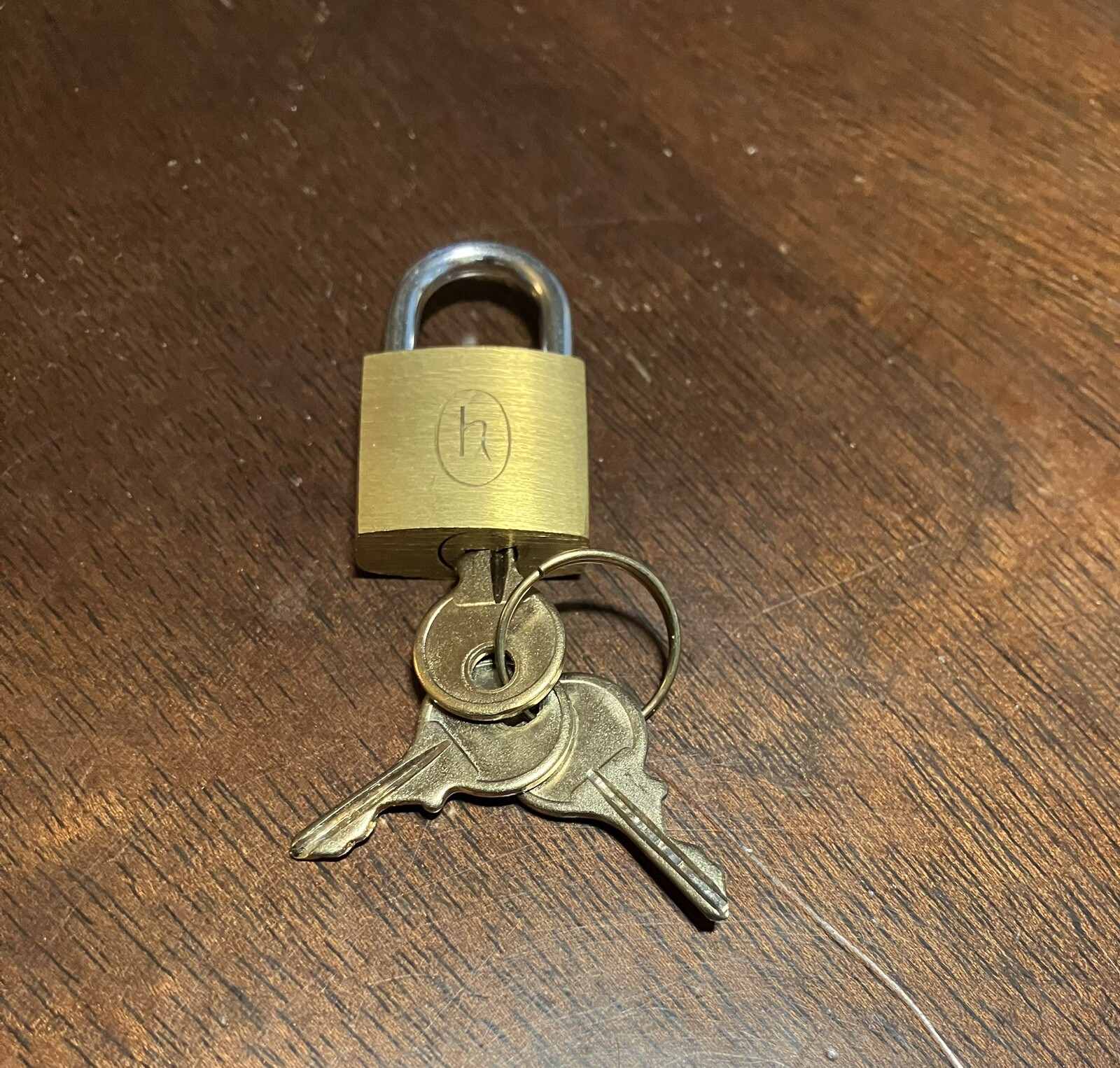 Vintage Hartmann Luggage Lock 🔒 Padlock + 3 Keys 🔑 For Suitcase NEW never Used