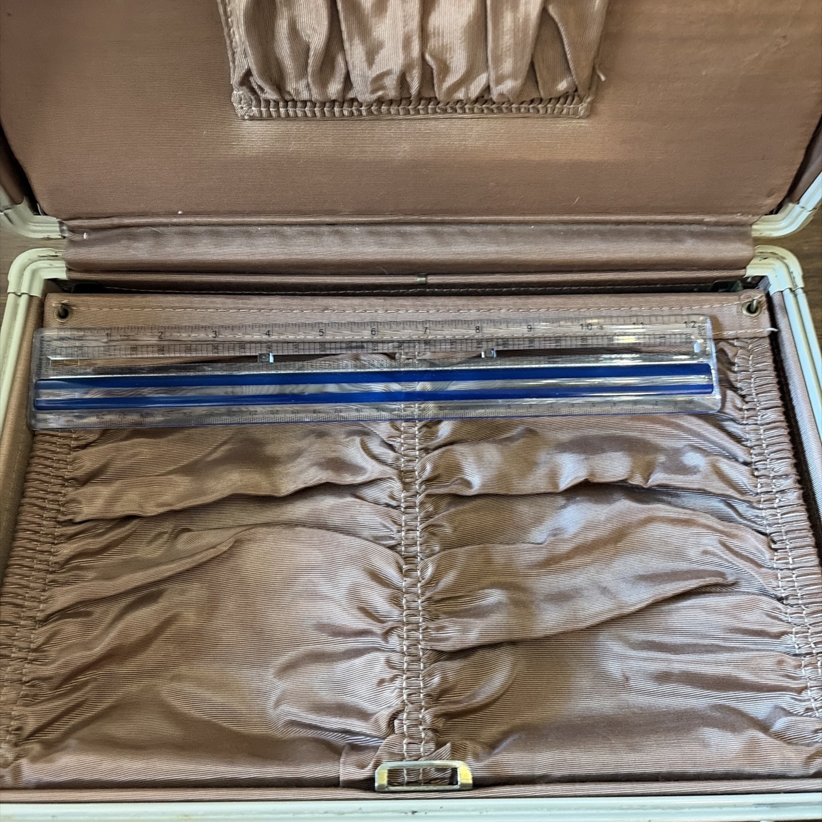 Vintage Samsonite Suitcase | Victorian Cherub Decoupage | Altered Art Hard Case
