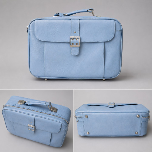 Vintage 1989 Samsonite Streamlite Small Duffle Bag Navy