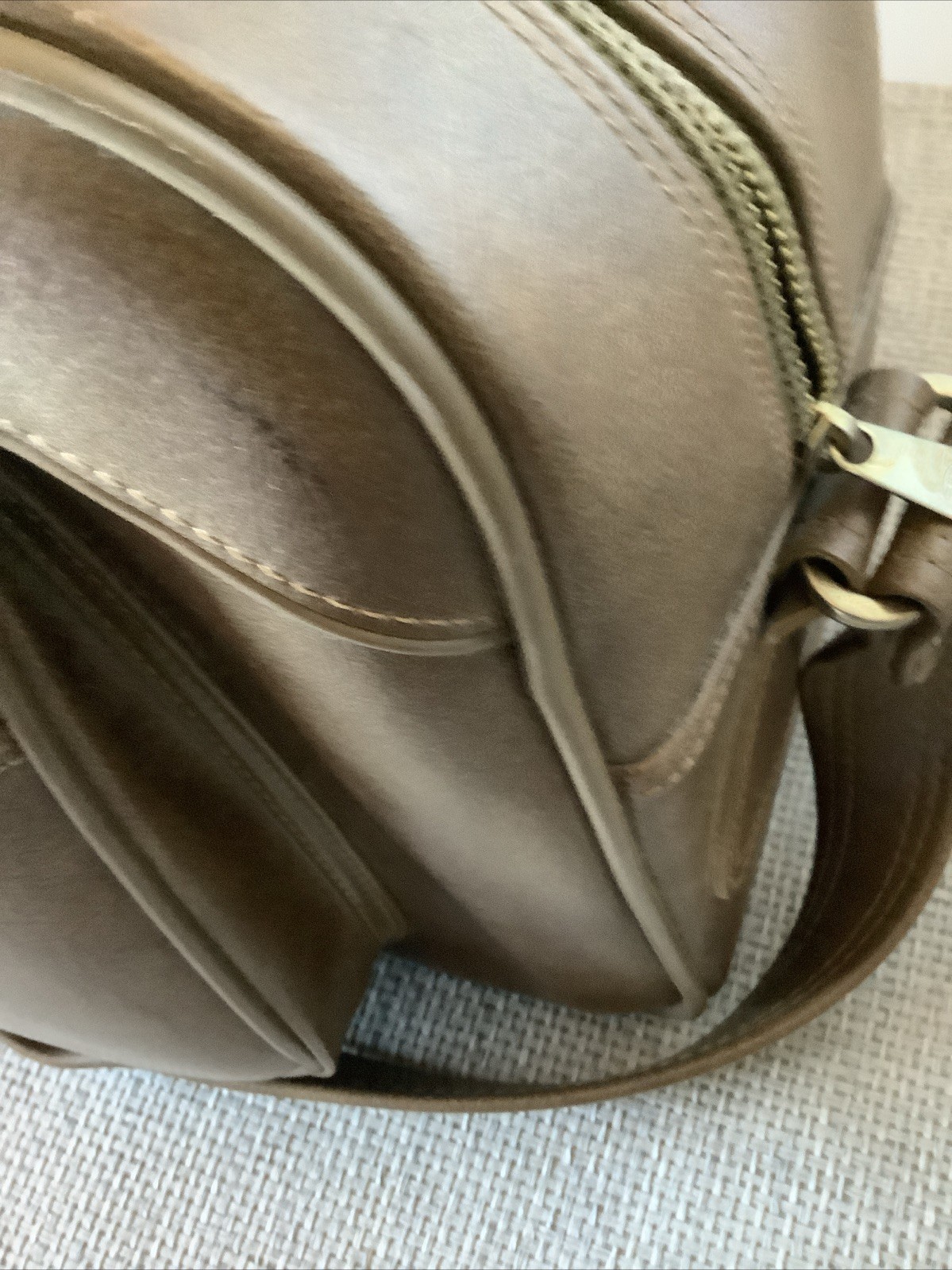 American Tourister Tote/Carry-on Shoulder Bag Made In Japan Brown Vinyl Vintage