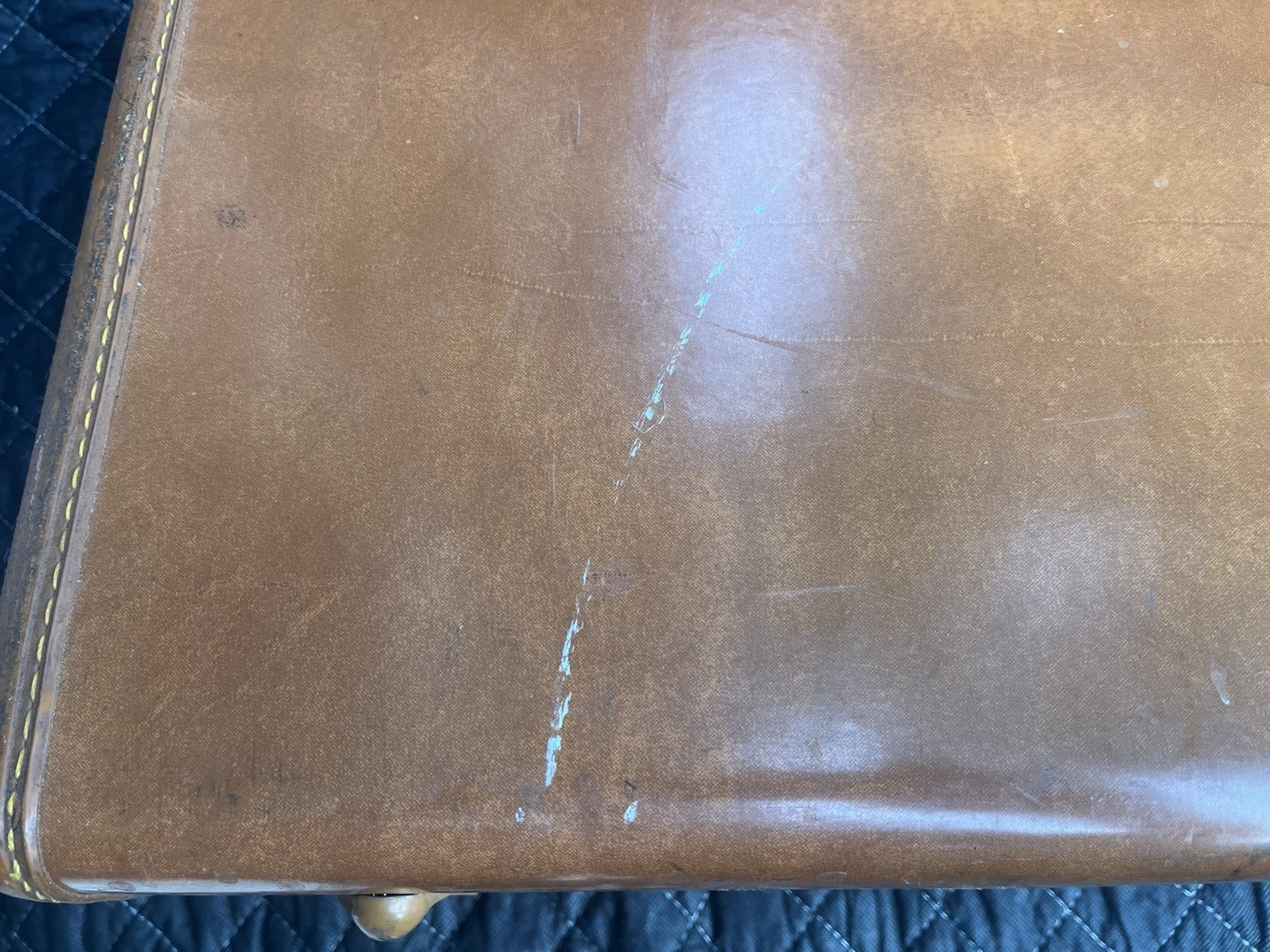 Vintage Samsonite Shwayder Bros Brown Hard Shell Suitcase 21.5” Case
