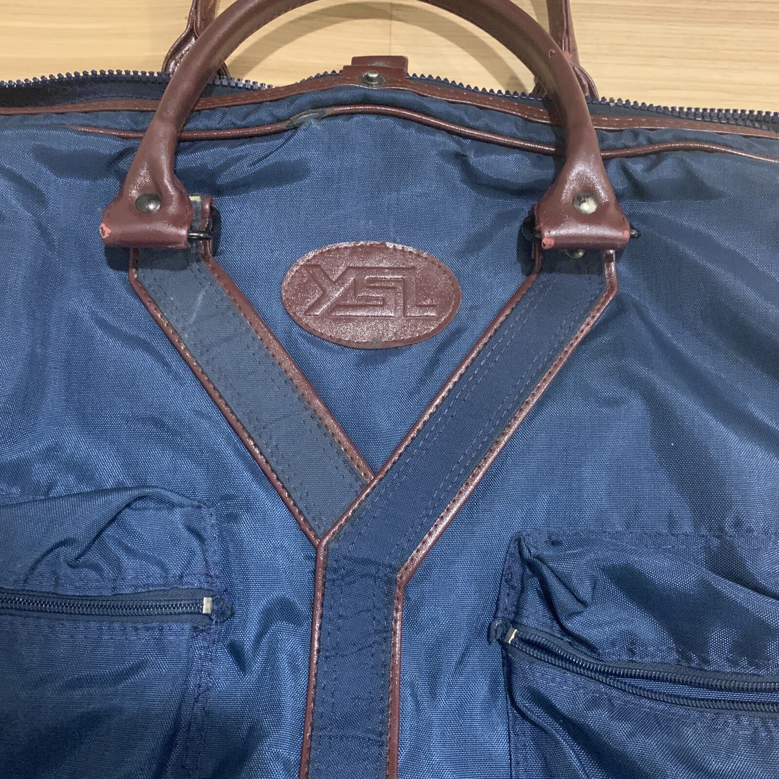 1980’s Yves Saint Laurent Garment Bag Large Vintage YSL