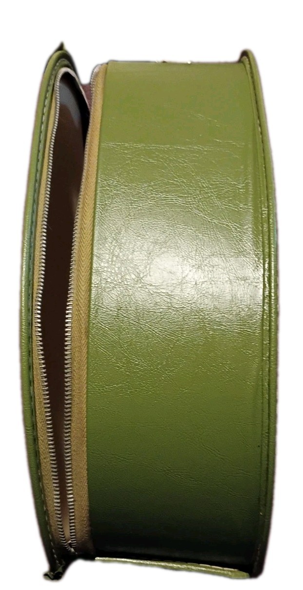 Vintage MCM Luggage Avocado Green Hard Shell Suitcase 4-pc Set RARE! 70’s