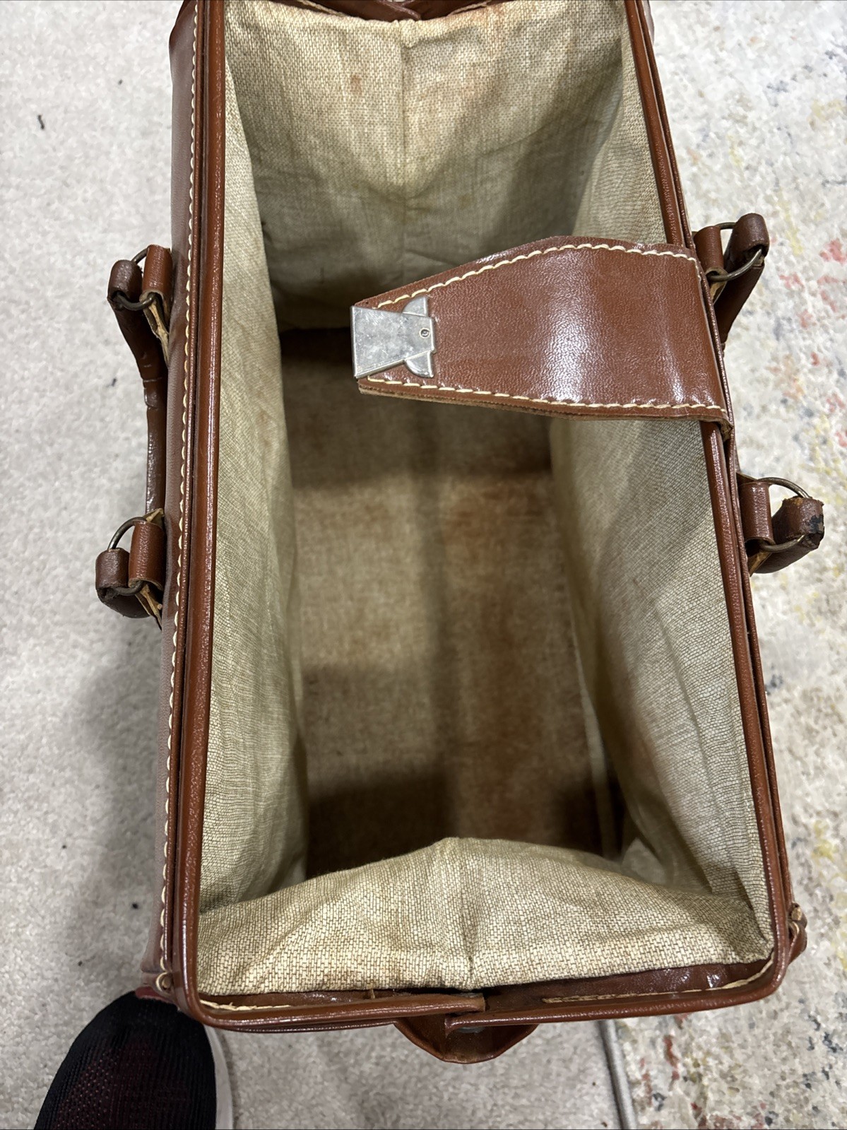 Vintage Leather Travel Bag