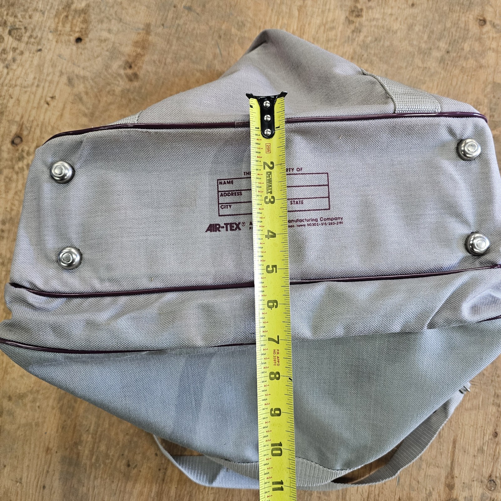 Vintage Hemphill Harris Travel Corporation Duffle Bag Tote – – 80s 90s