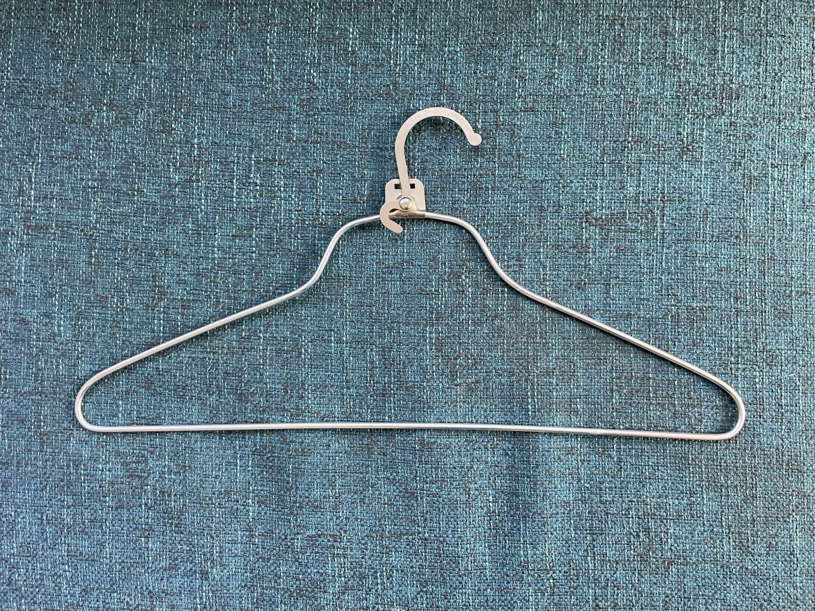 Vintage Original Luggage Suitcase Hanger Metal Folding Top