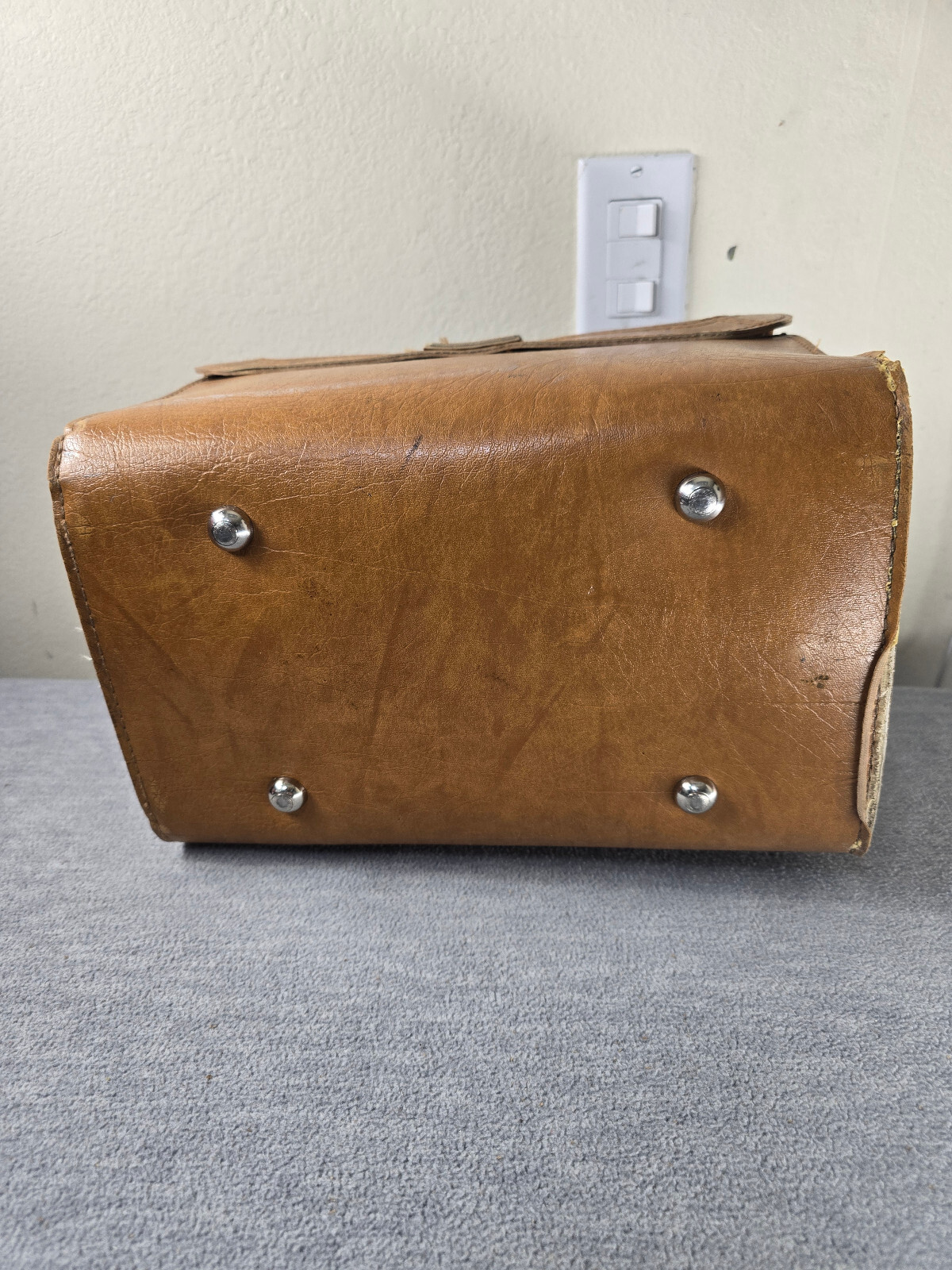 Vintage Samsonite Scandia Luggage Shoulder Bag Brown