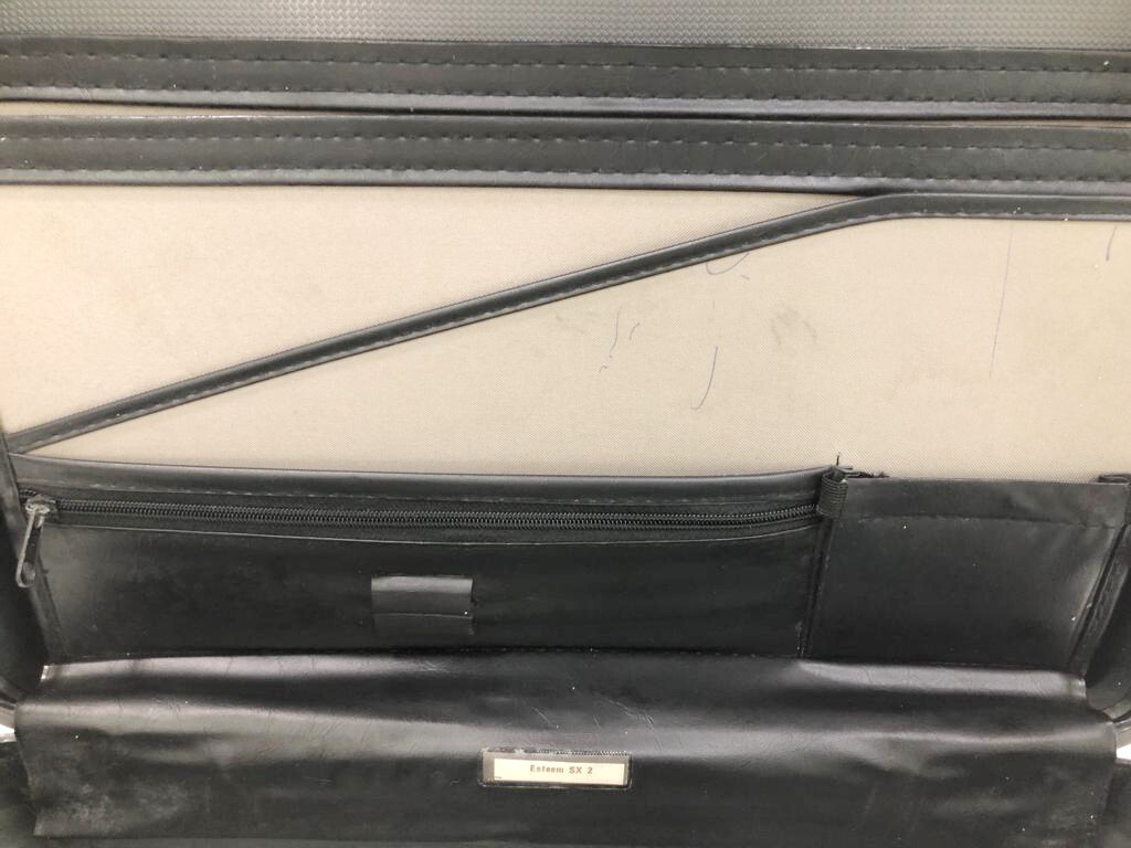 Plain Safari Polycarbonate Briefcase Esteem SX2 | 12X18 SIZE l W -5.5Ib with key