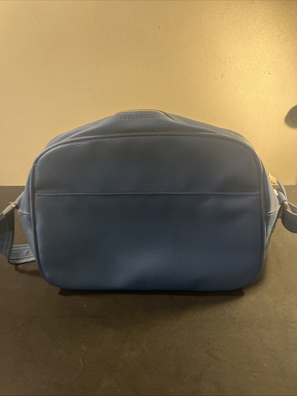 Vintage Samsonite Saturn II Travel Overnight Bag Blue Carry On Bag