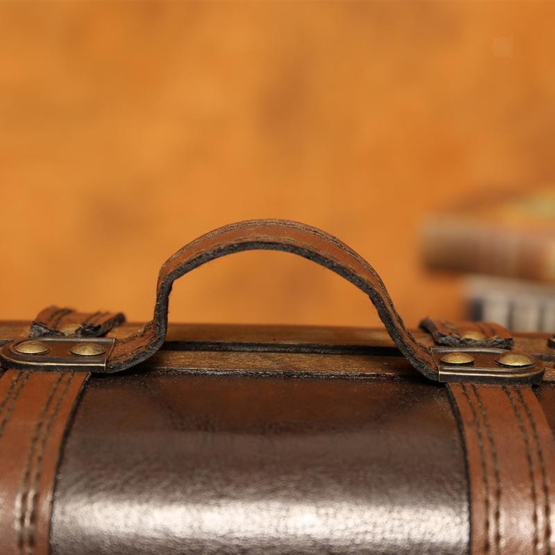 Vintage Suitcase Suitcases Suitcase Wood Chest for Bedroom Home Shop Window