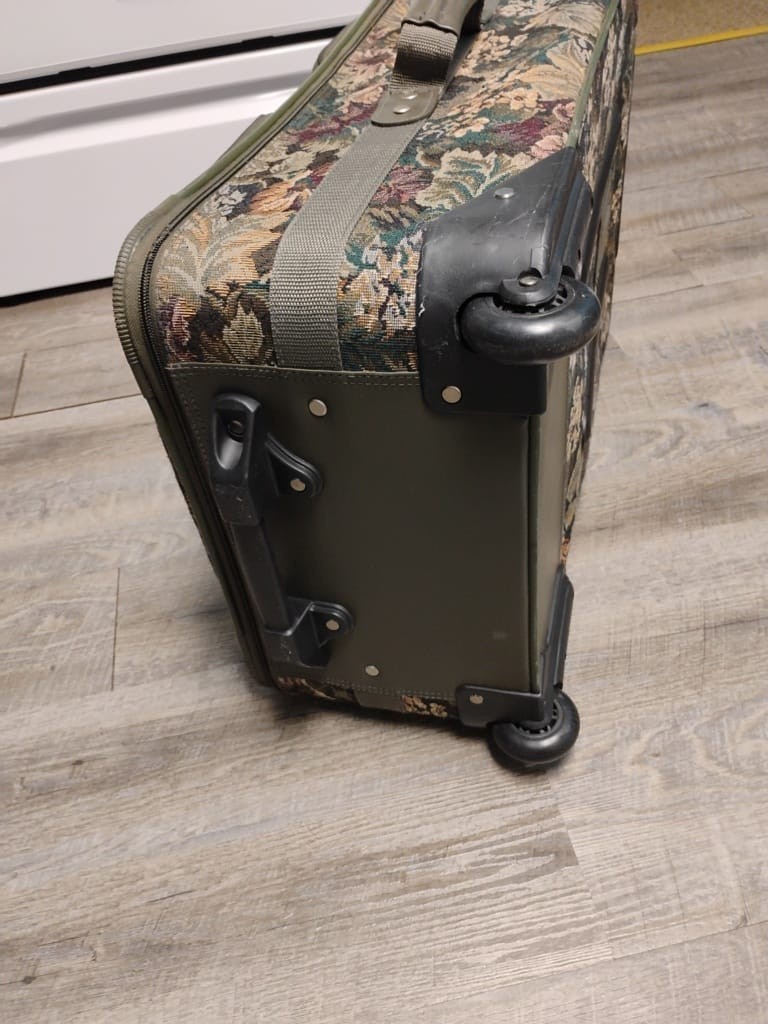 Sets of 5 Protocol English Garden Floral Tapestry Rolling Suitcase Travel Bag