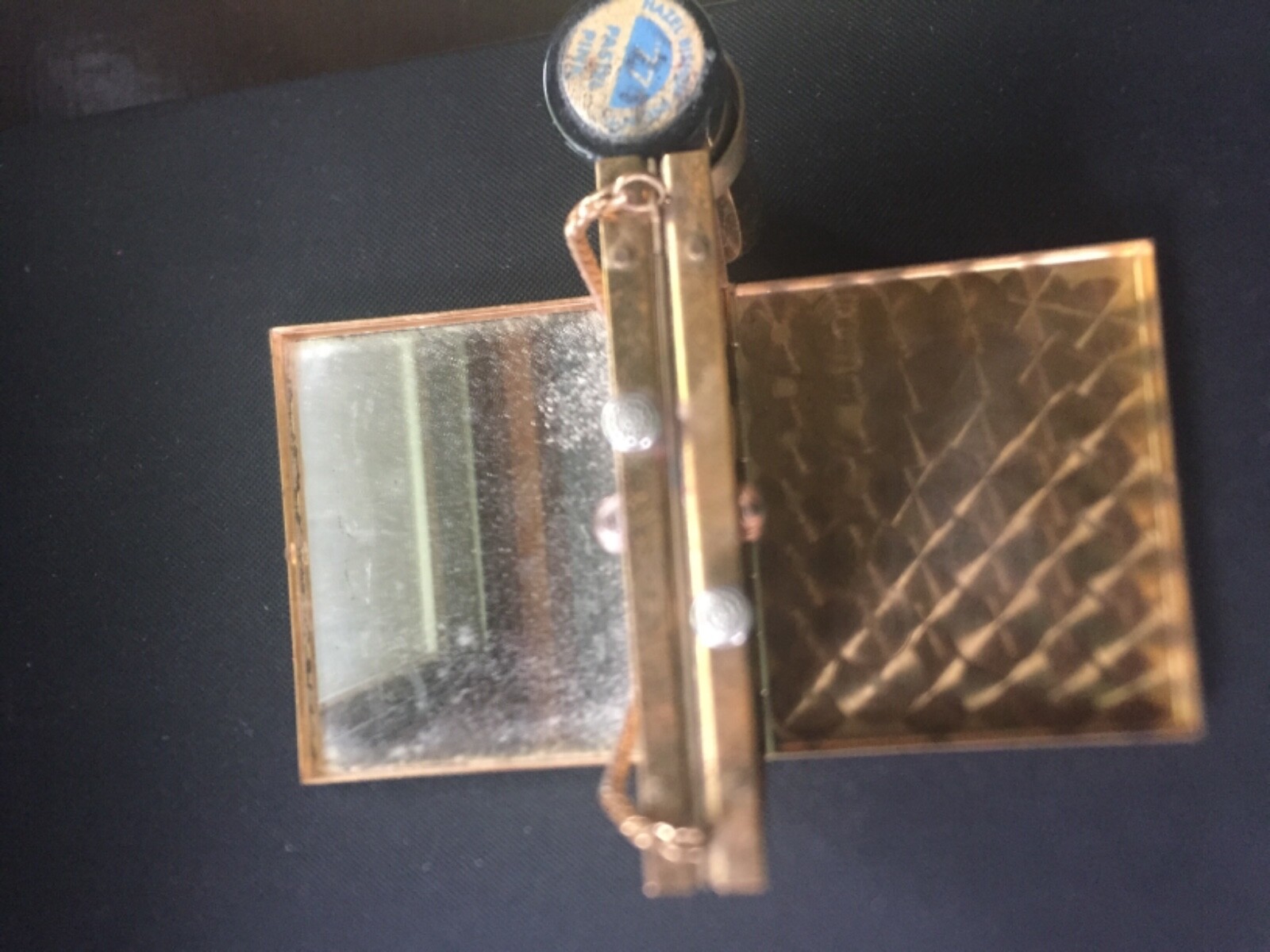 Rare!!! Vintage Make Up Travel Case- I think made of bronze or copper