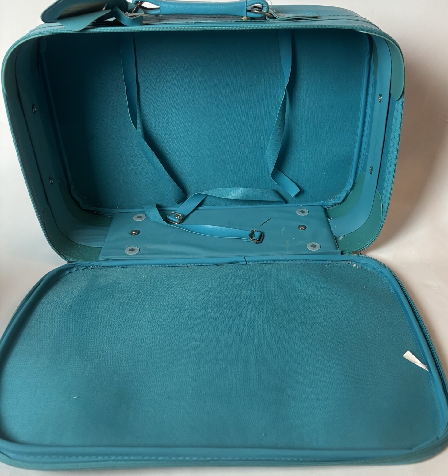 Vintage Lot Of 2 Child’s Boy’s Suitcases Going To Grandmas Blue Nesting