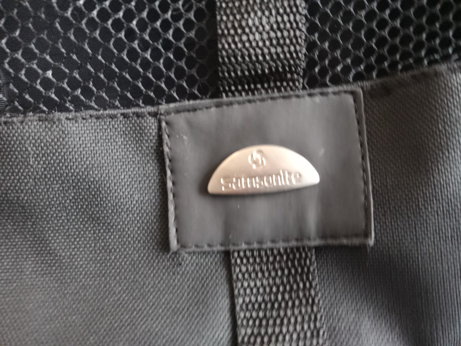 1990s Samsonite Small Black Nylon Travel Accessory Case