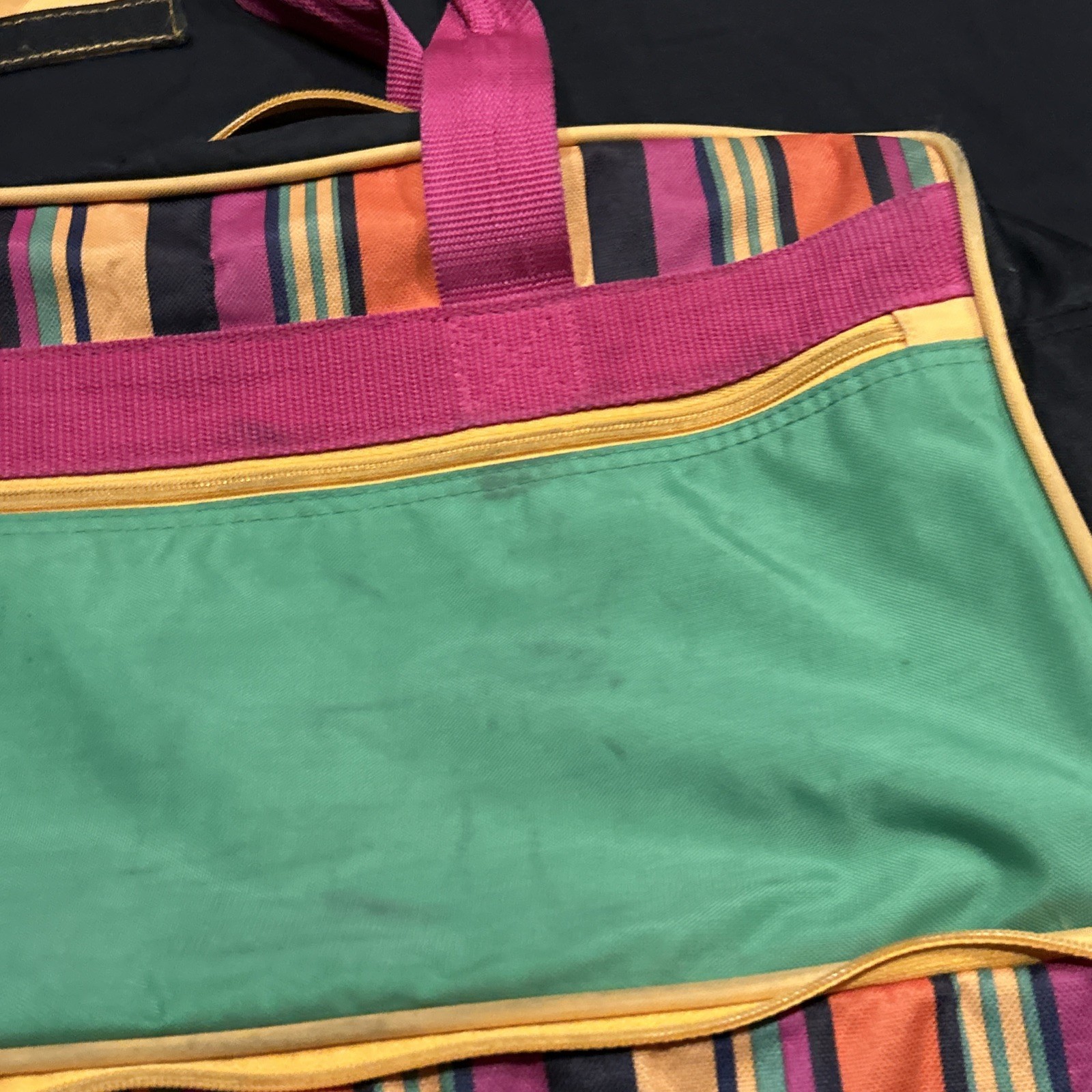 Vintage 1990s Boli Bag Expandable Tote Bag, Size 16” Tall W23