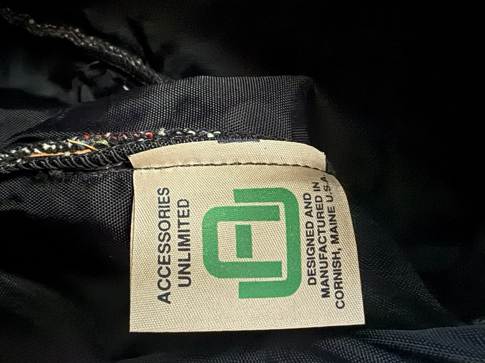 Accessories Unlimited Maine Vintage 80s 90s Travel Bag