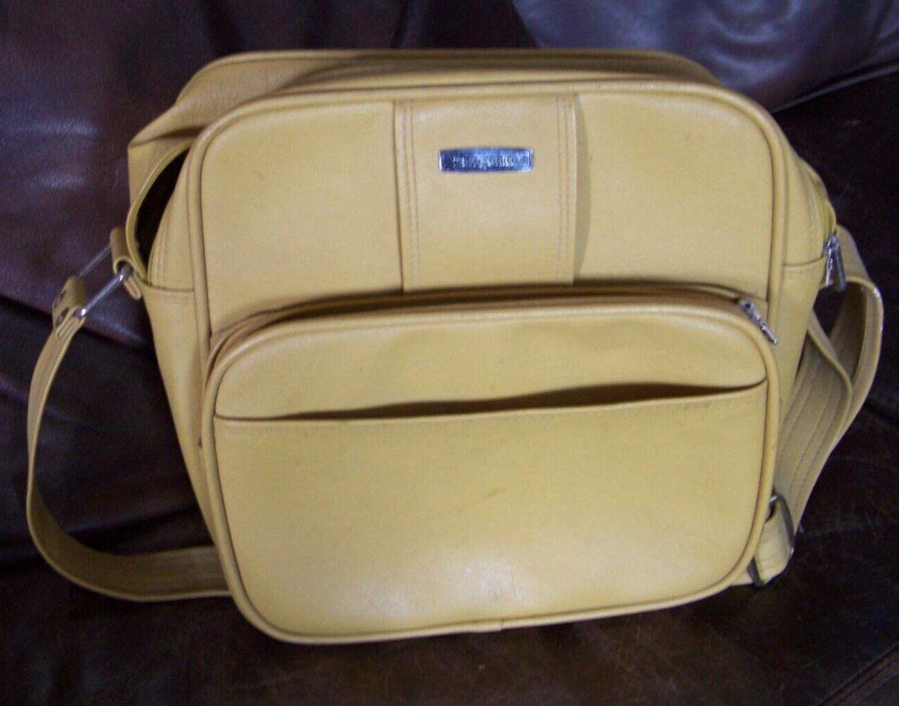 Vintage Samsonite Montbello II Shoulder Bag – 12″ x 11″ x 5.5″ – Yellow