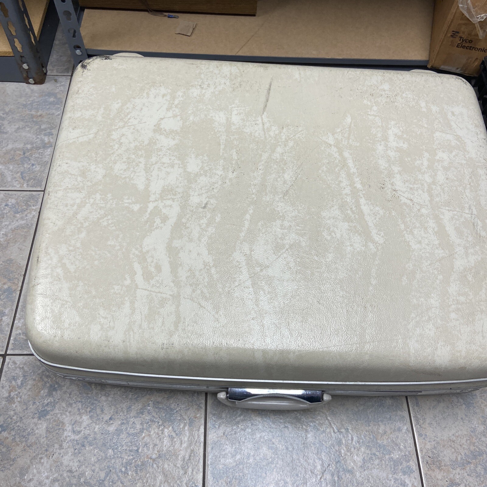 Vintage Samsonite Suitcase White 3 Piece Set Retro Vintage Samsonite Makeup Case