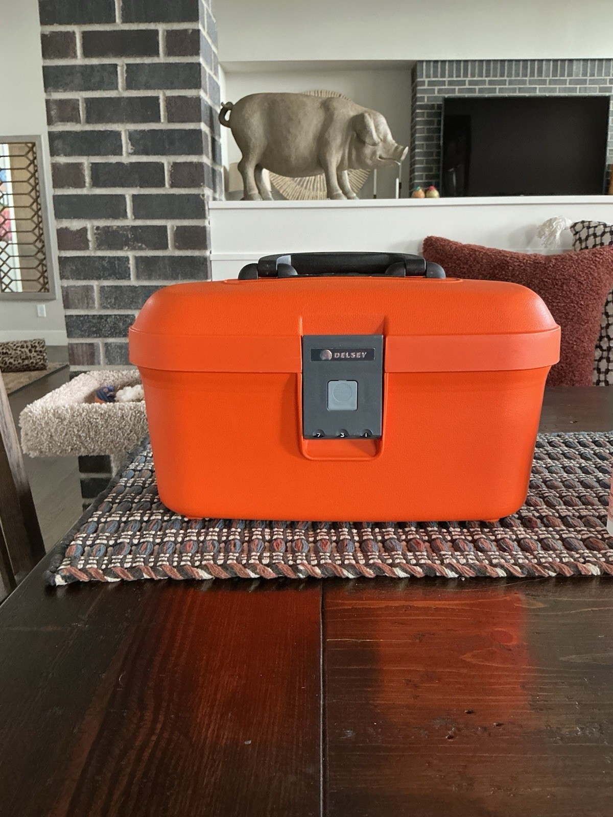 Vintage Delsey Train/Cosmetic Case Excellent Condition