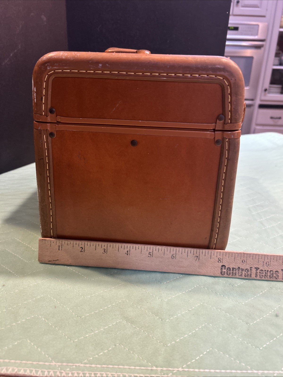 Vintage Samsonite Schwayder TRAIN CASE 4612 Streamlite Caramel Luggage