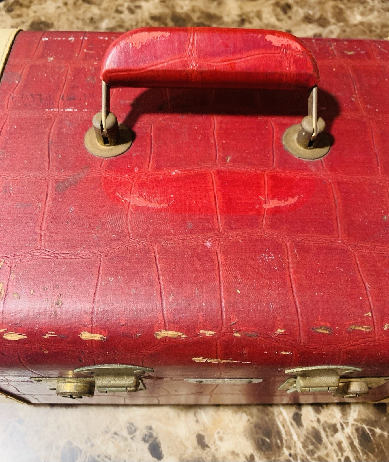 Antique Dunhill Air Flyte Cosmetic Train Hard Case Prop