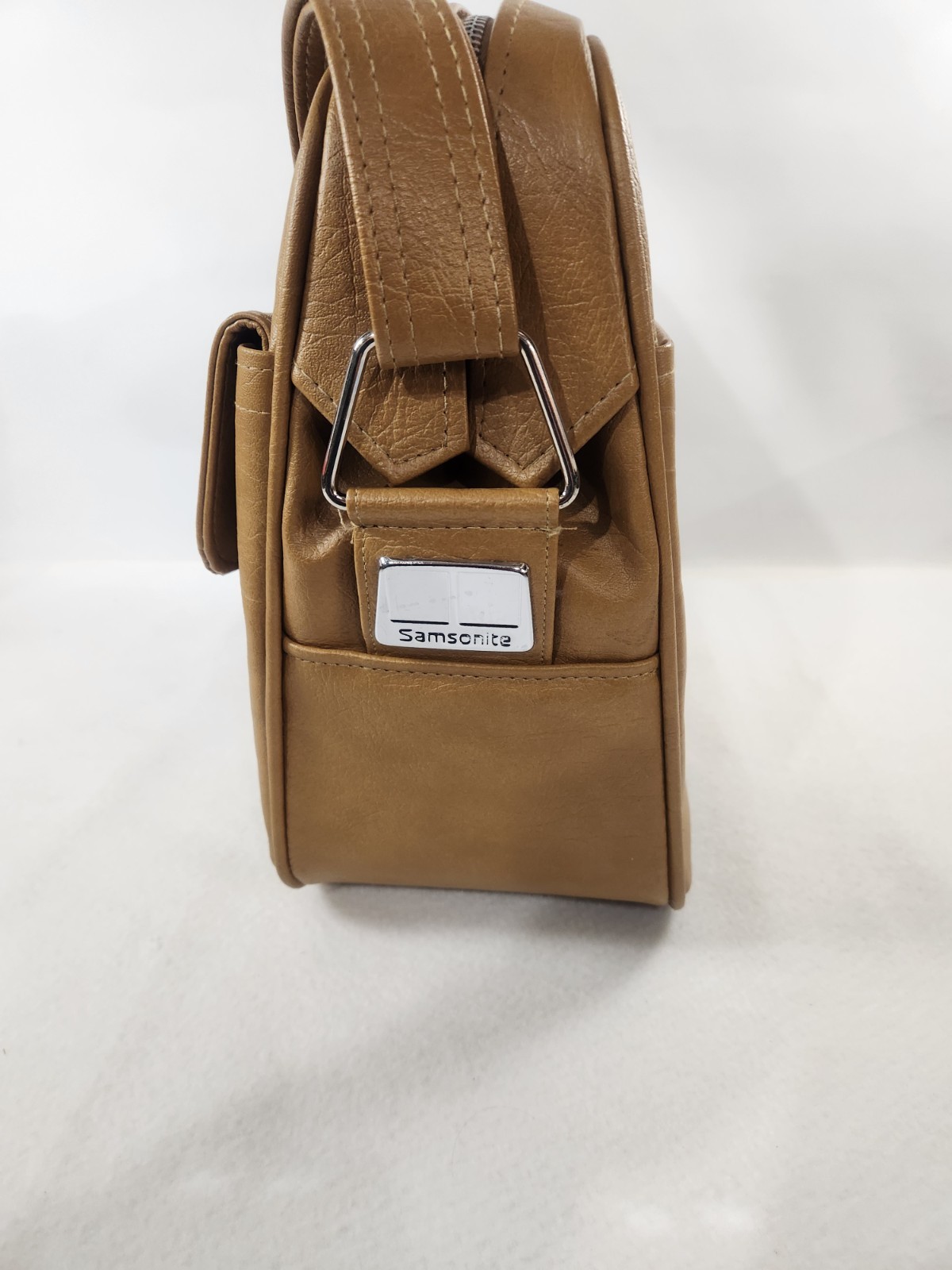Vintage SAMSONITE Ladies Silhouette No. 213615 Toffee Shoulder Tote Bag