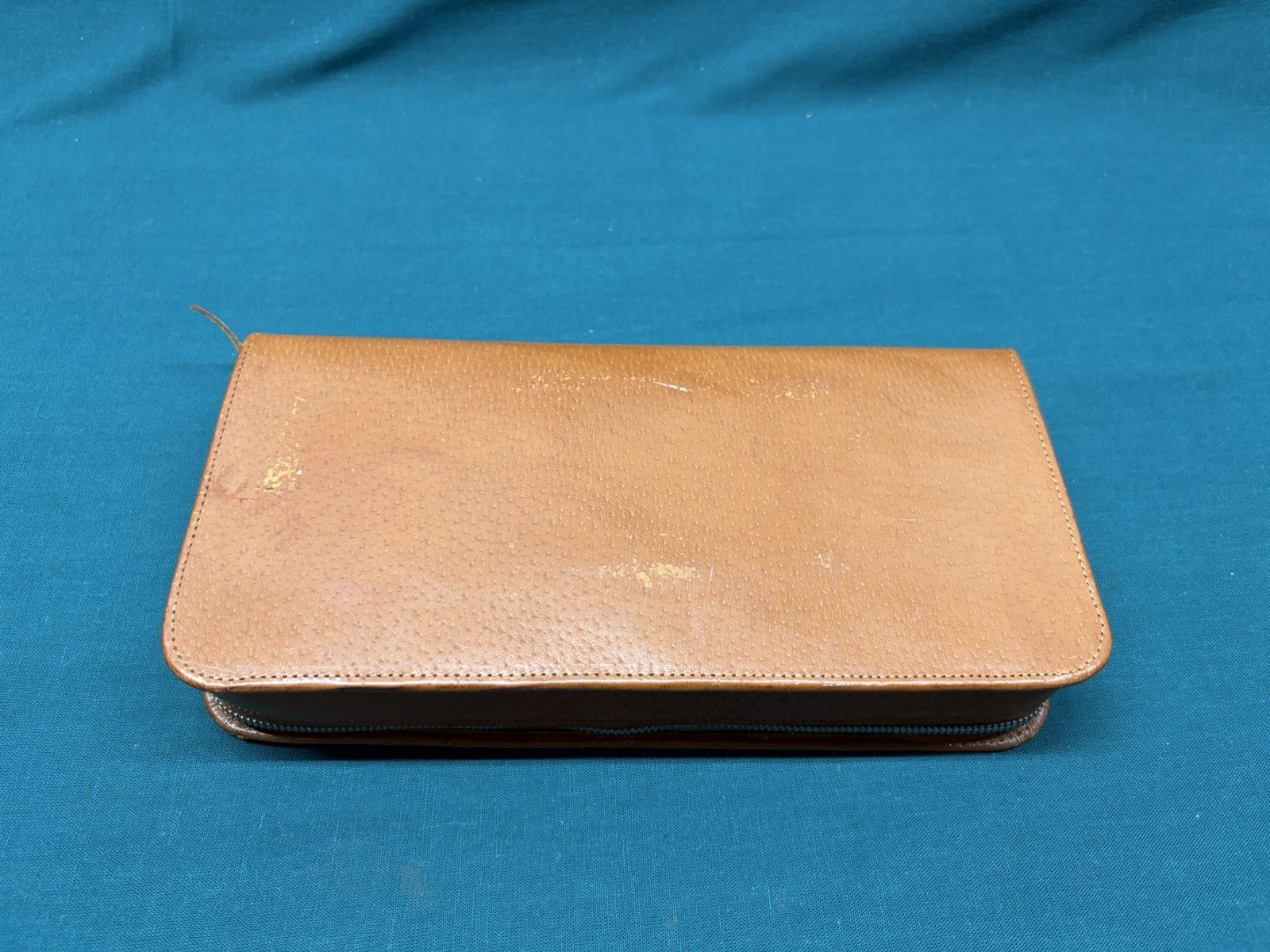 VTG Art Deco Piccadilly Toiletries Travel Case 10 pc Set + Razor Made in England