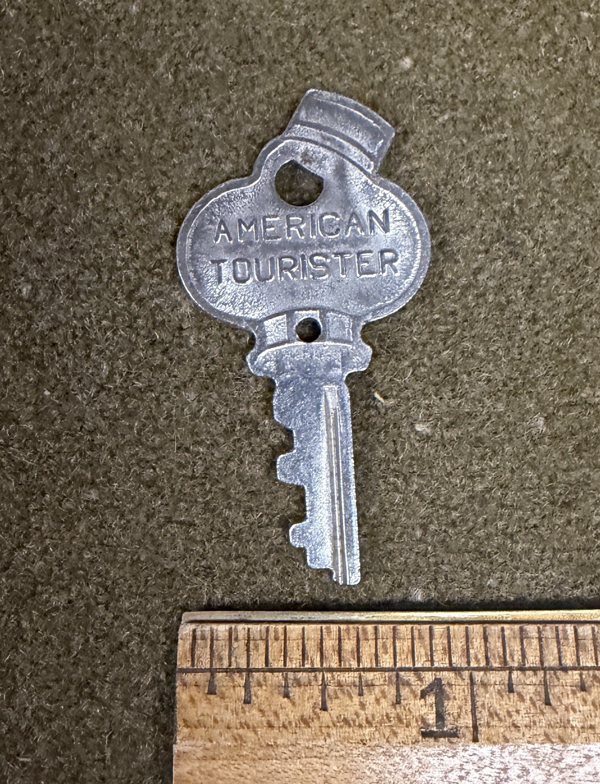 Vintage American Tourister Luggage Key Smiling Bellhop Skycap